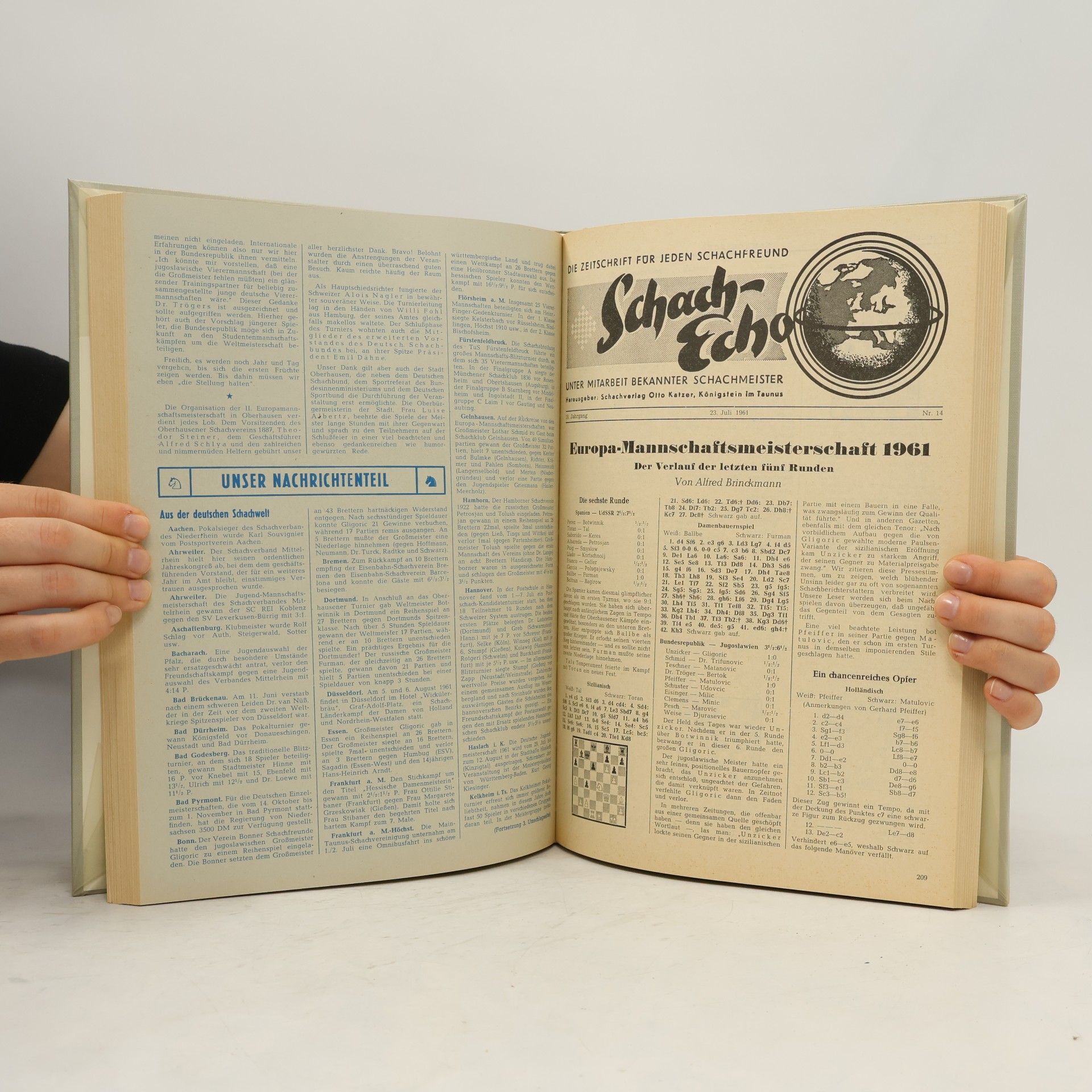 Otto Katzer Schach-Echo