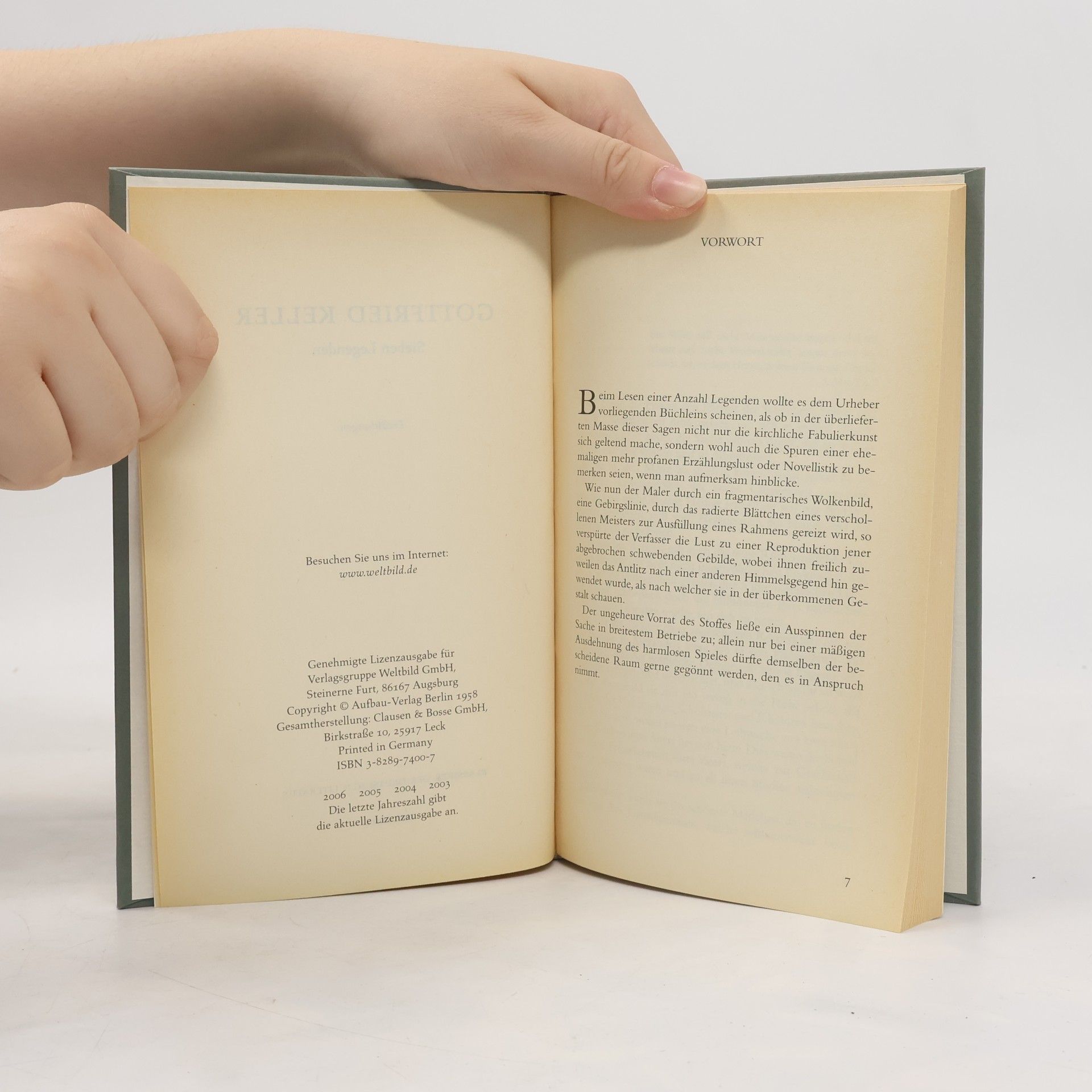 Gottfried Keller Keller. Klassiker der deutschen Literatur