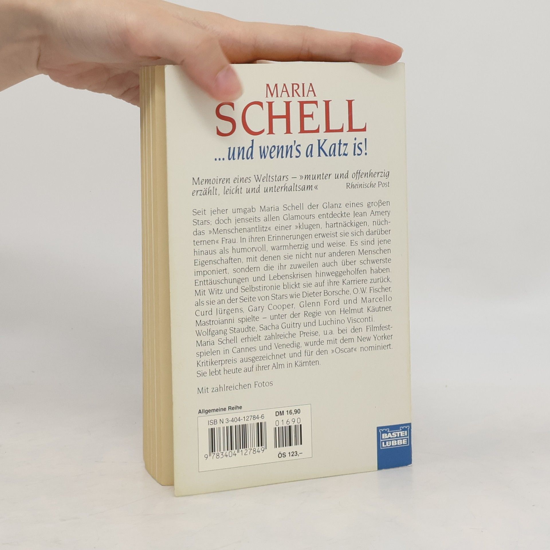 Maria Schell "... und wenn's a Katz is!"