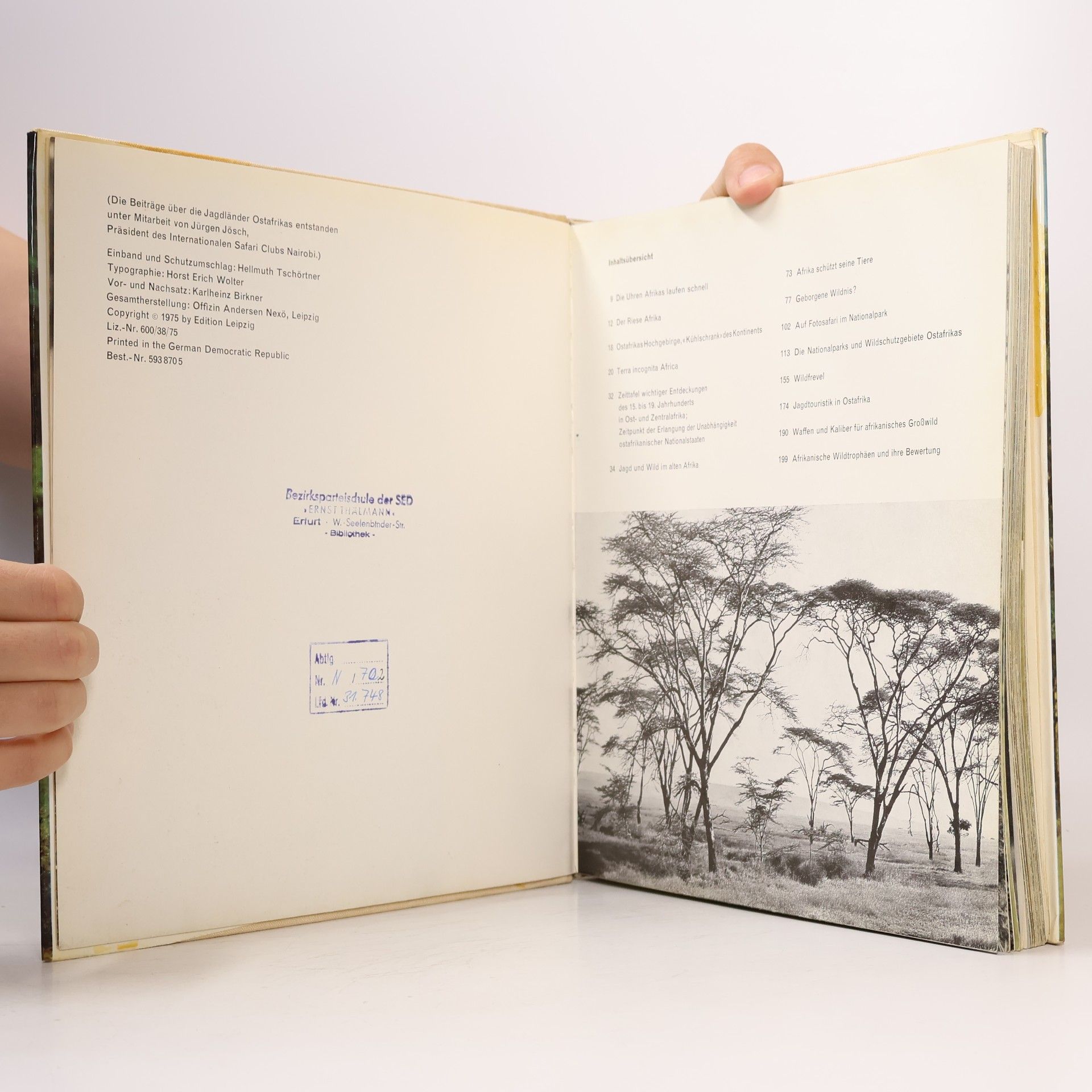 Harald Lange Hege der Wildnis