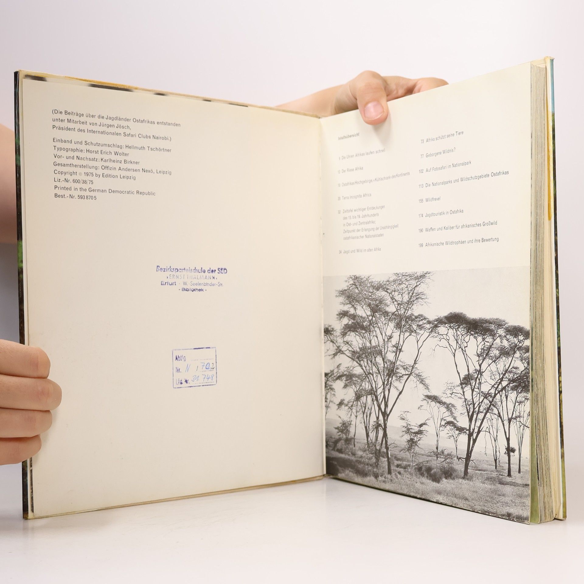 Harald Lange Hege der Wildnis