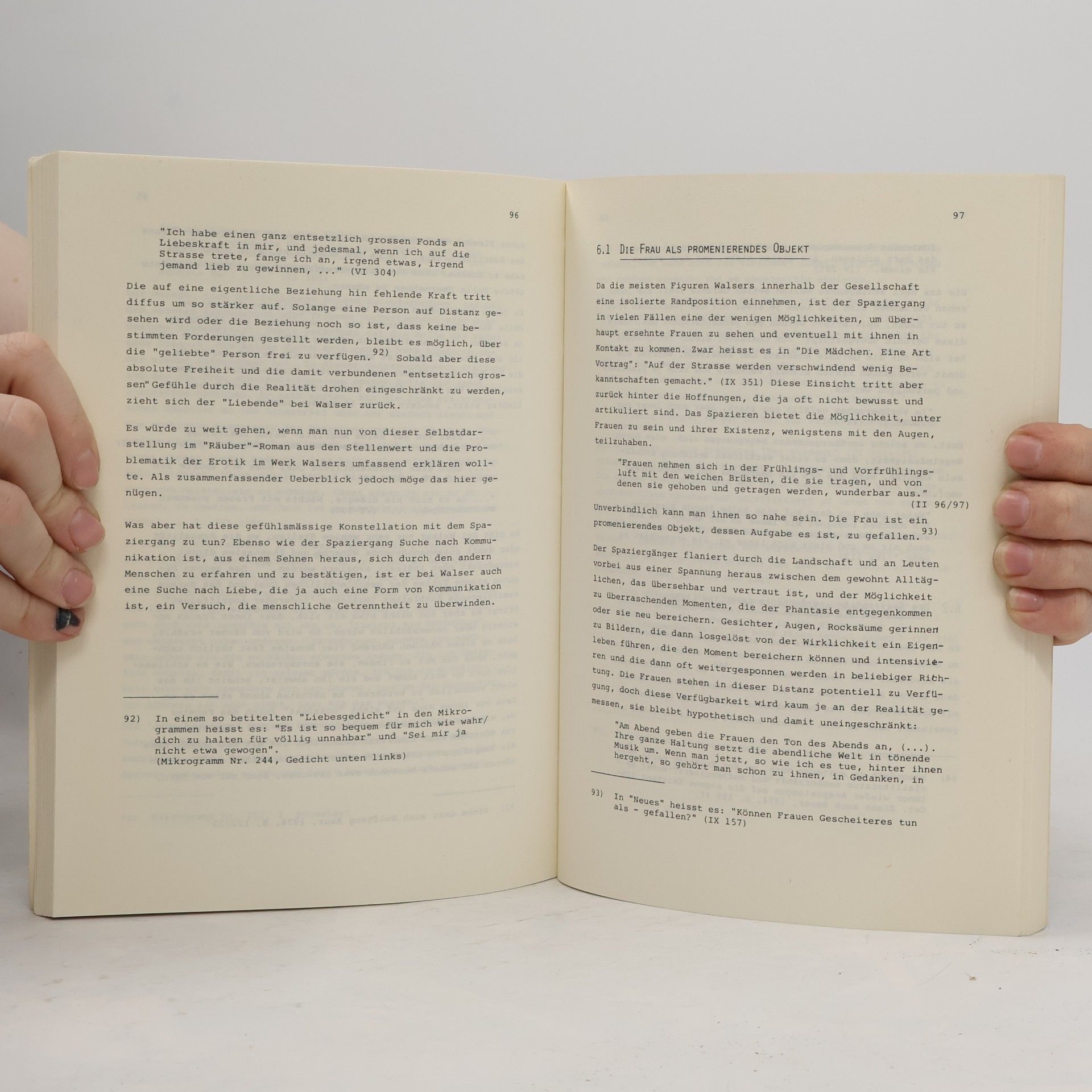 Guido Stefani Zürcher Beiträge zur deutschen Literatur- und Geistesgeschichte: Der Spaziergänger