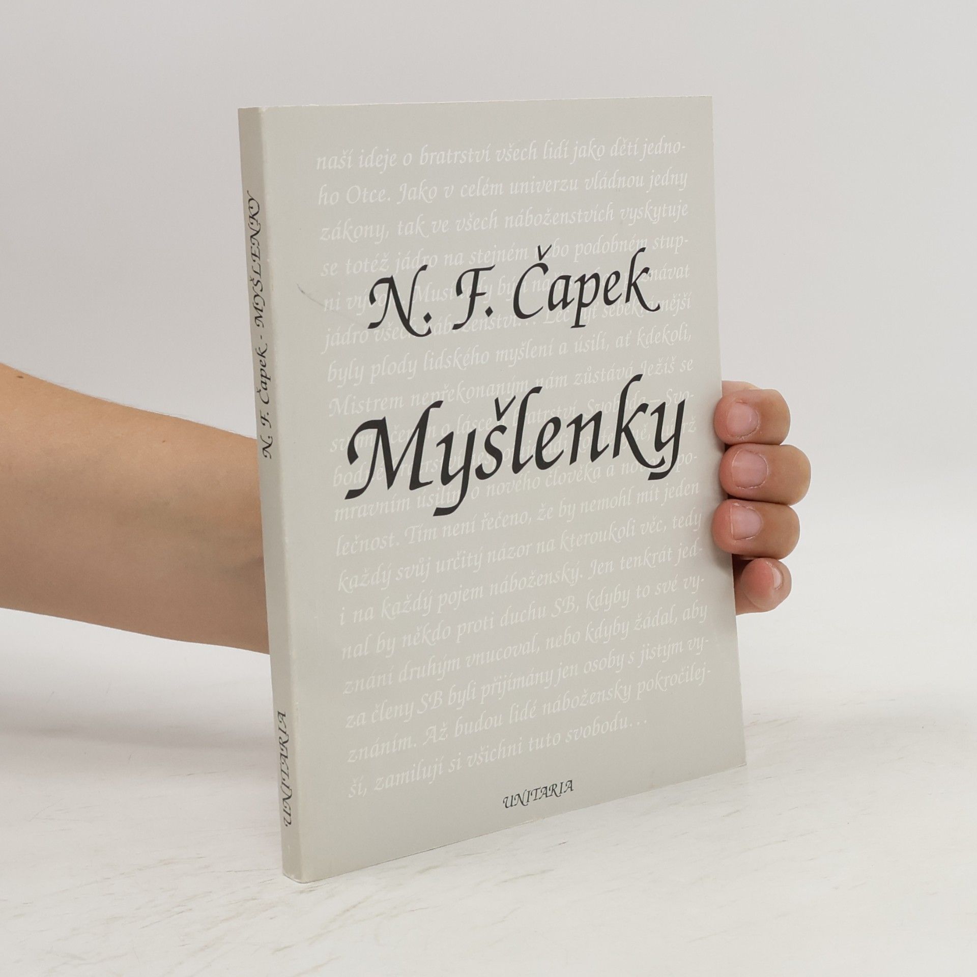 Norbert Čapek Myšlenky