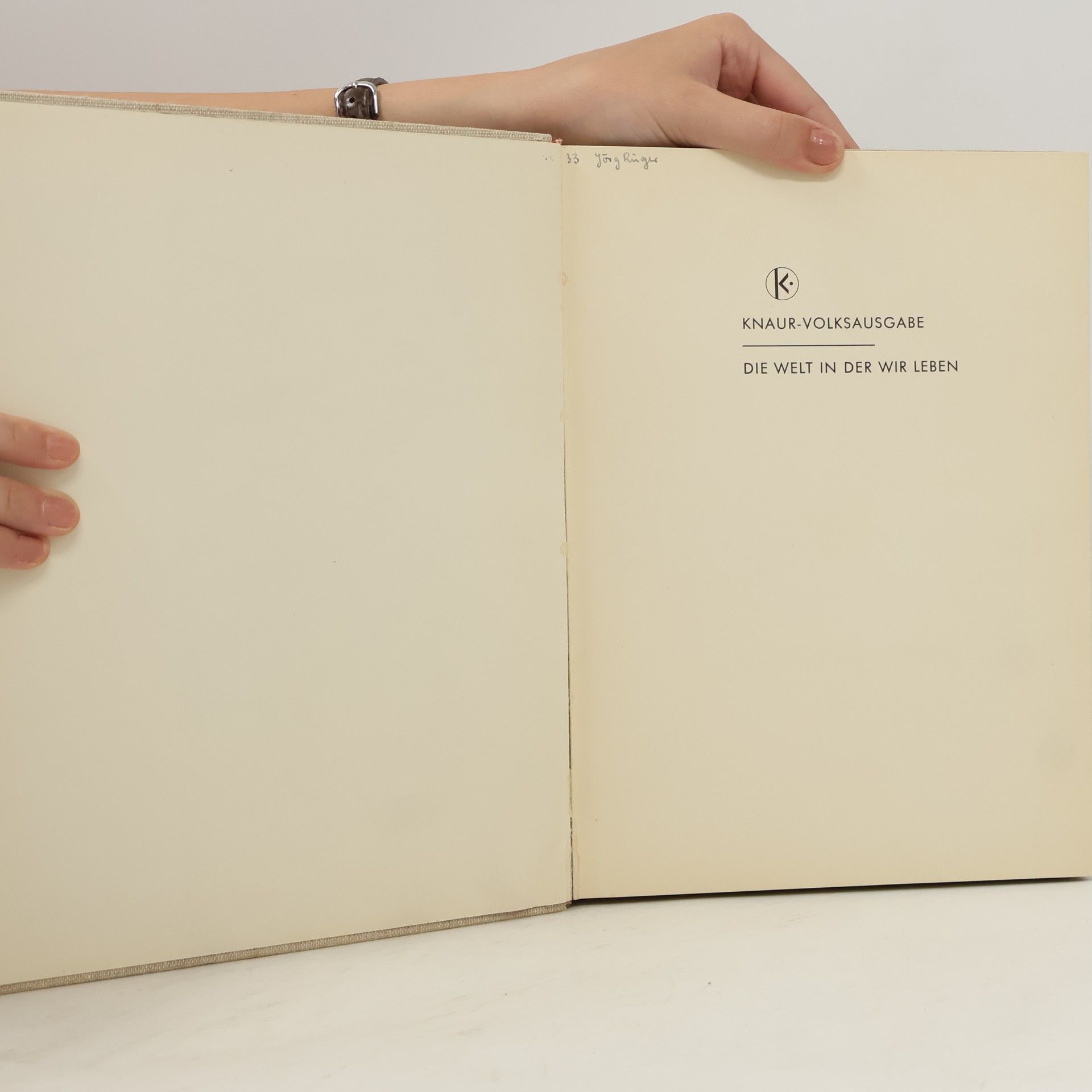 Various authors Die Welt in der wir Leben