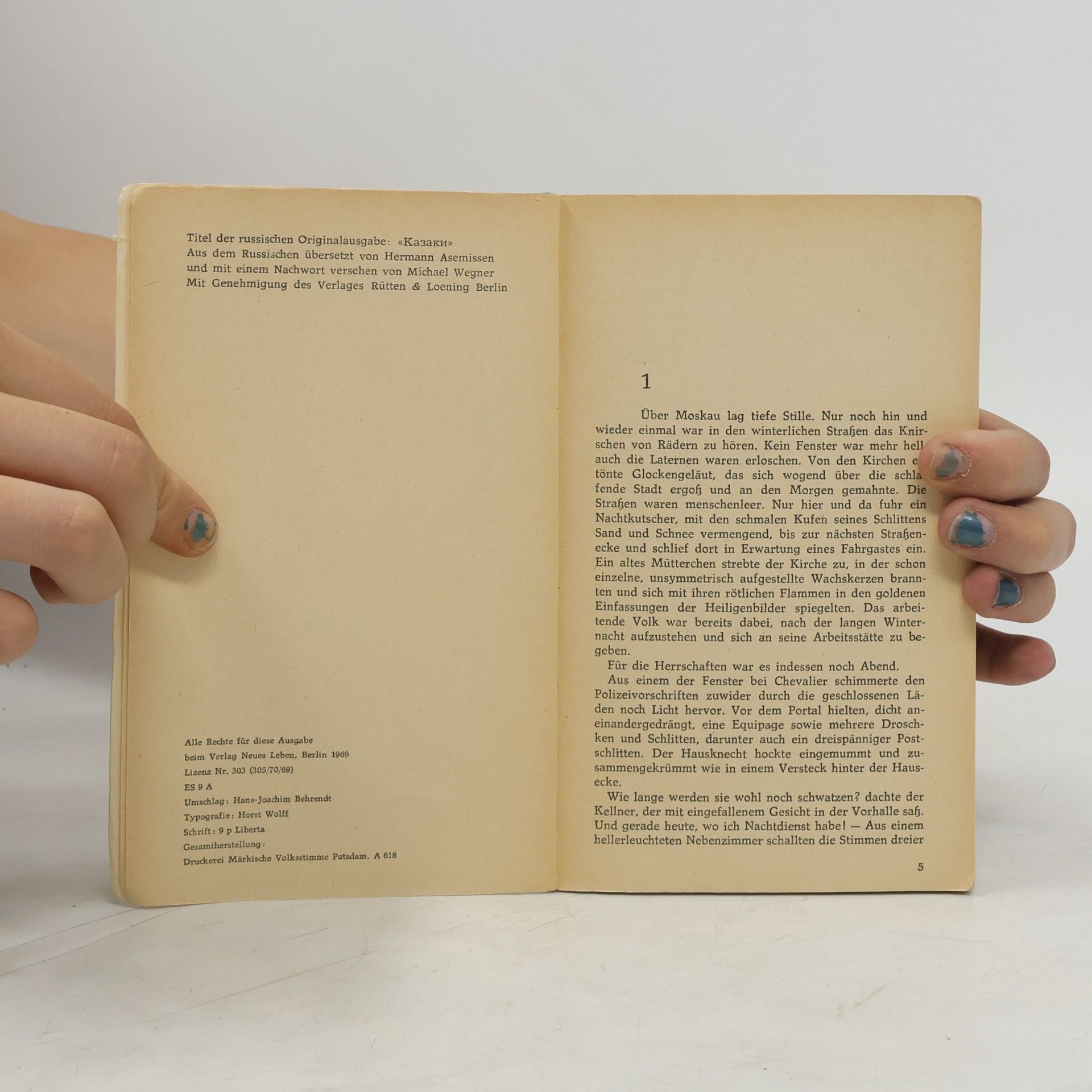 Lew Nikolajewitsch Tolstoi Die Kosaken