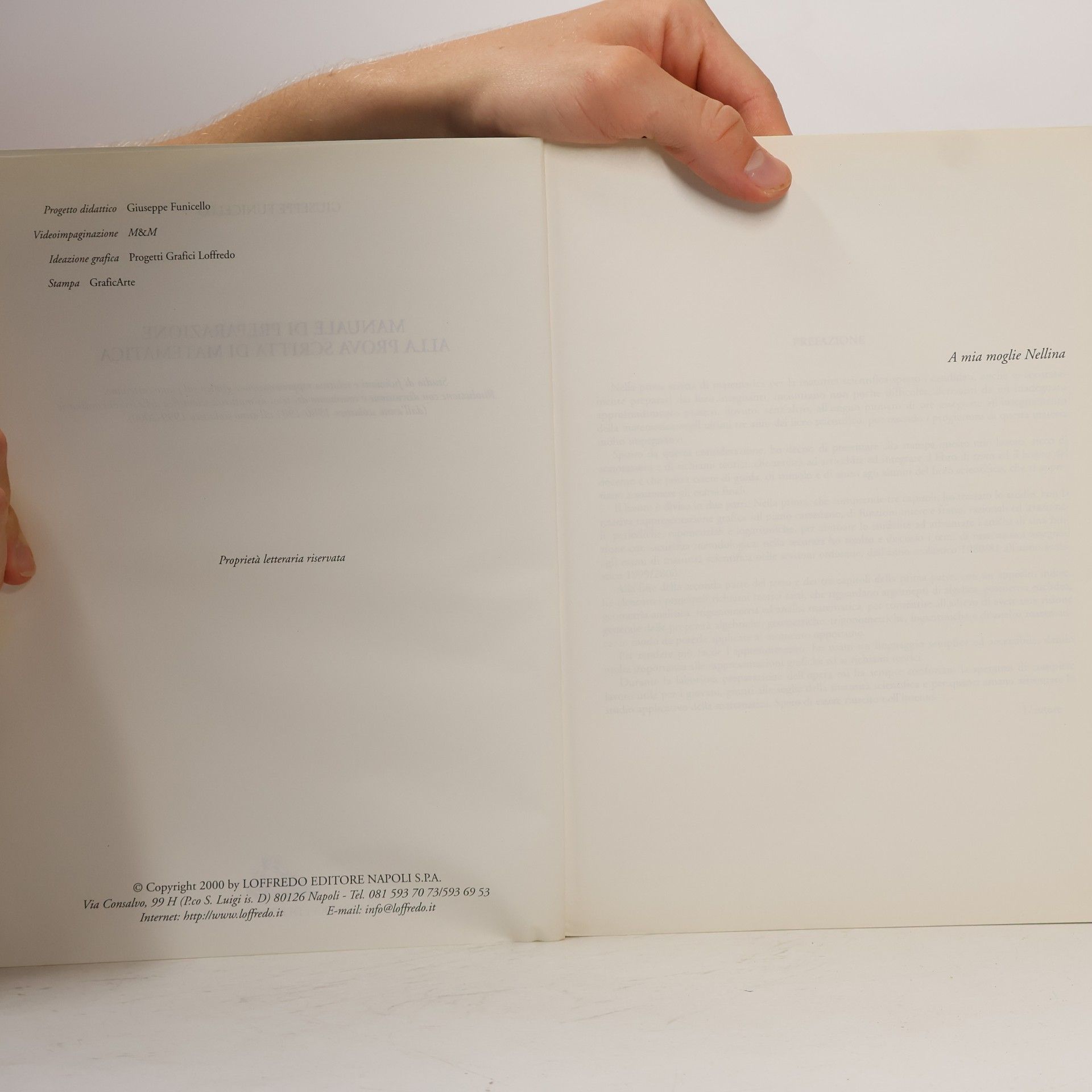 Giuseppe Funicello Manuale di preparazione alla prova scritta di matematica. Per le Scuole superiori