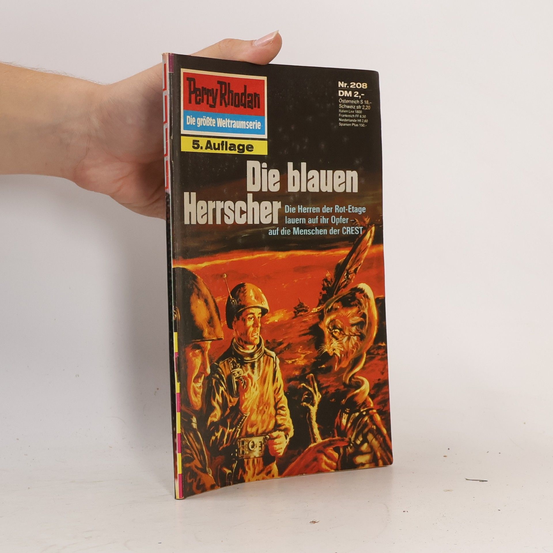 Kurt Brand Perry Rhodan 208: Die blauen Herrscher