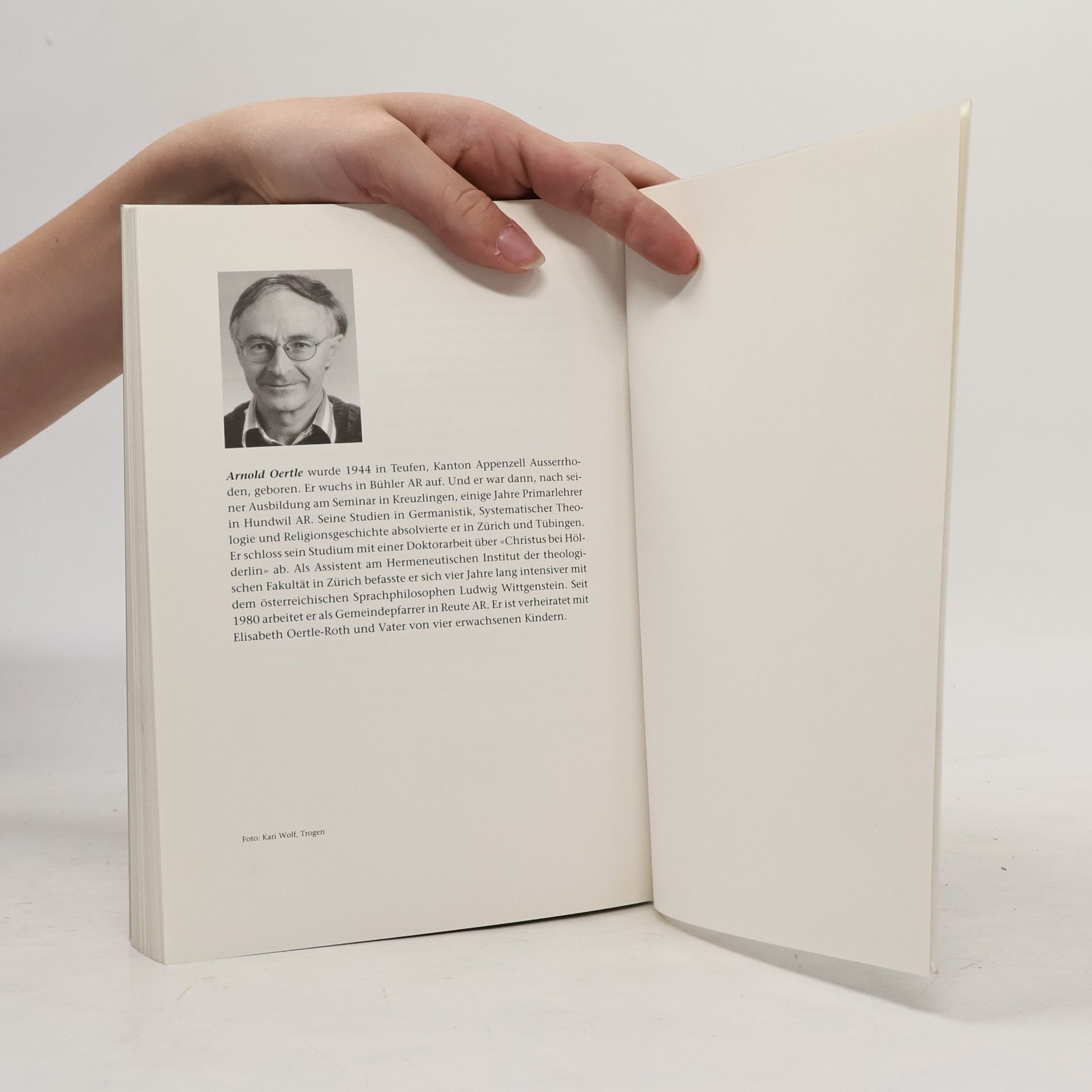 Arnold Oertle Weg ins Weglose