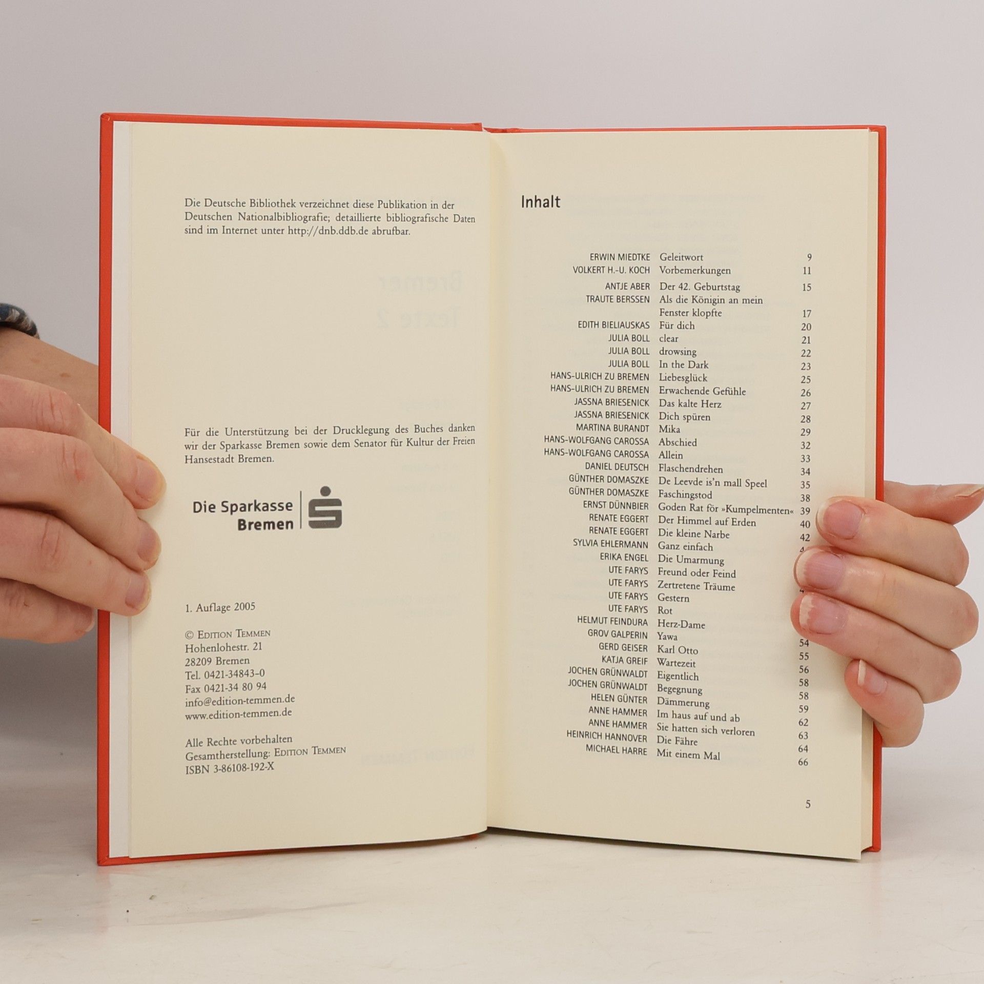 Volkert H.-U. Koch Bremer Texte 2