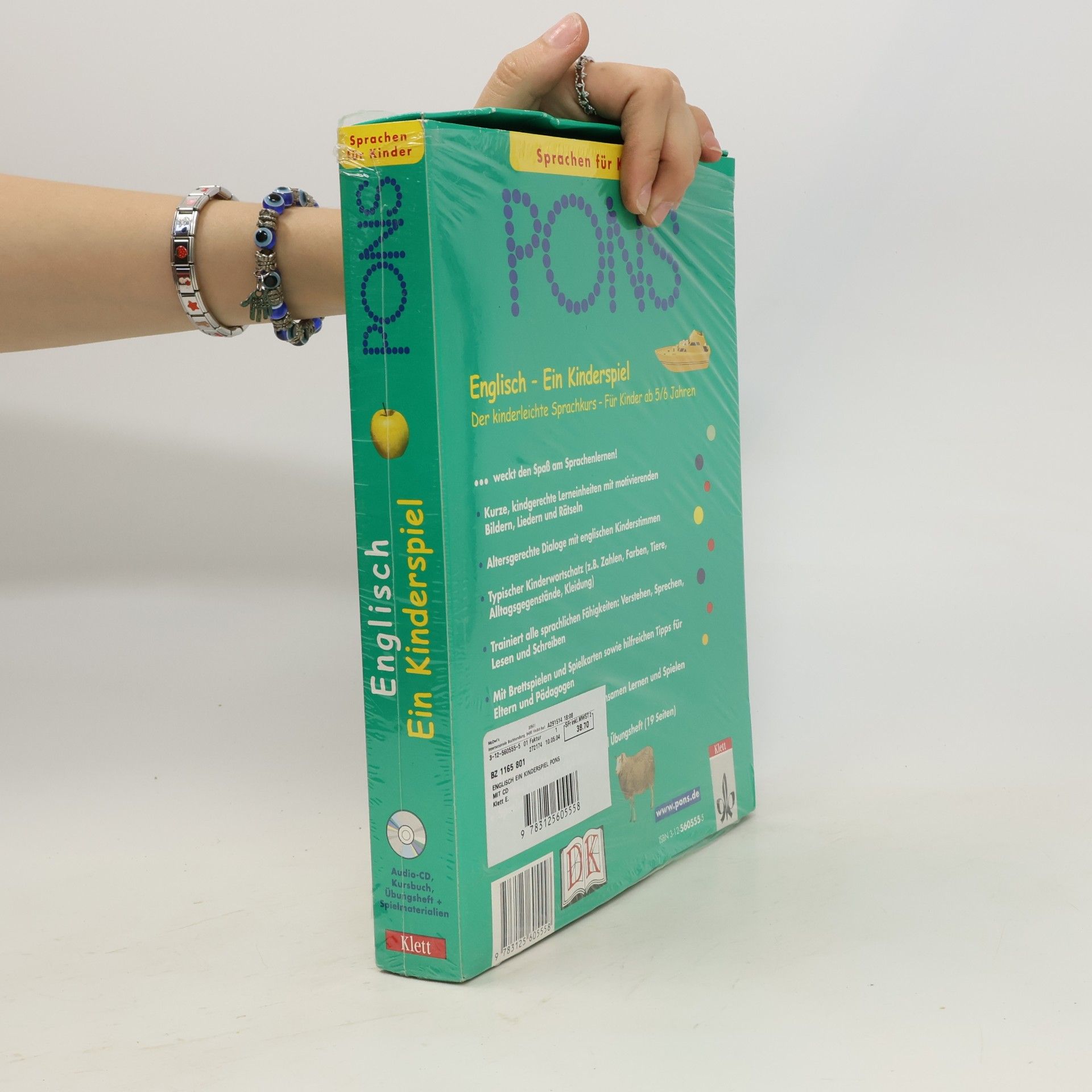 Unknown Author PONS: Englisch - ein Kinderspiel: Audio-CD, Kursbuch, Übungsheft + Spielmaterialien