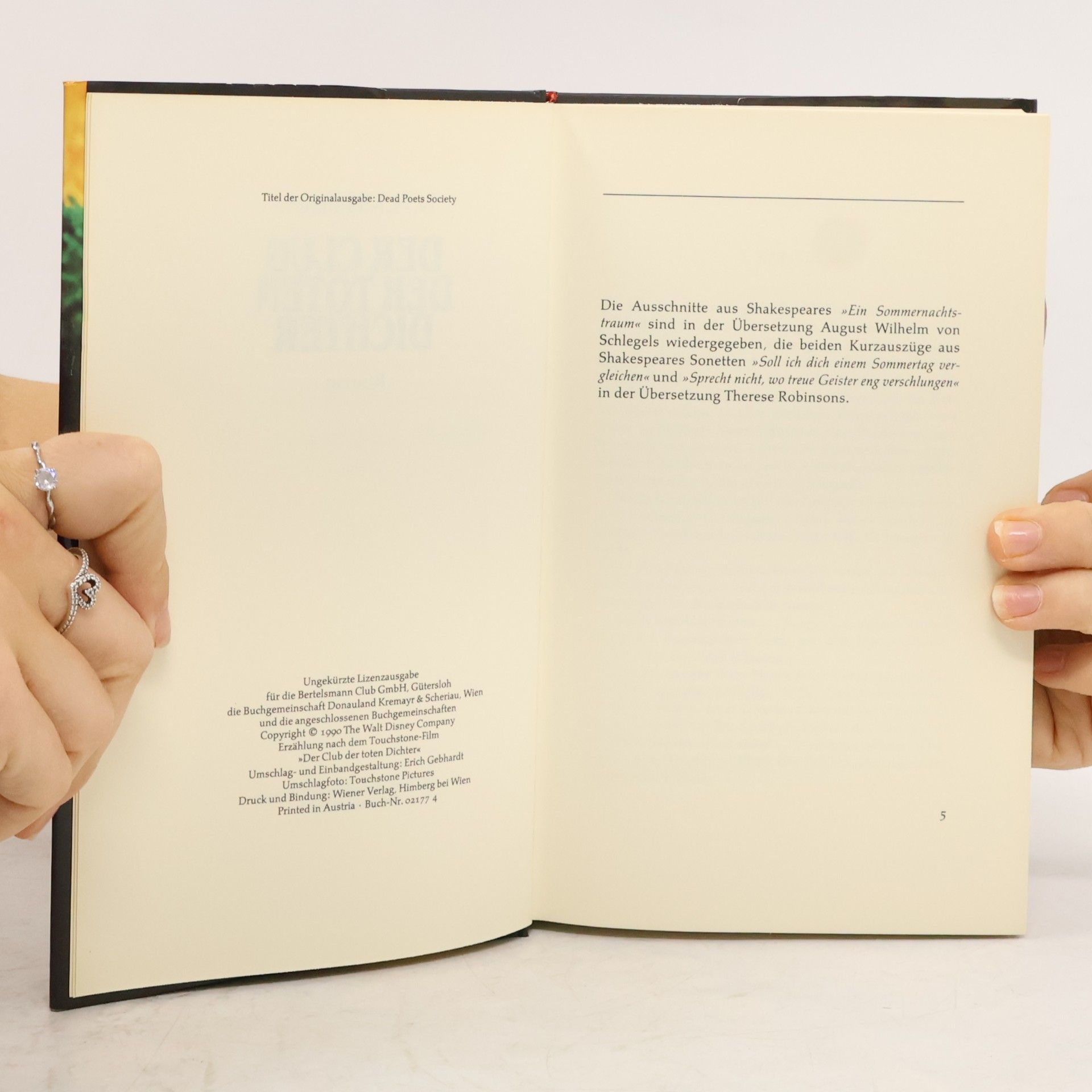 Nancy H. Kleinbaum Der Club der Toten Dichter