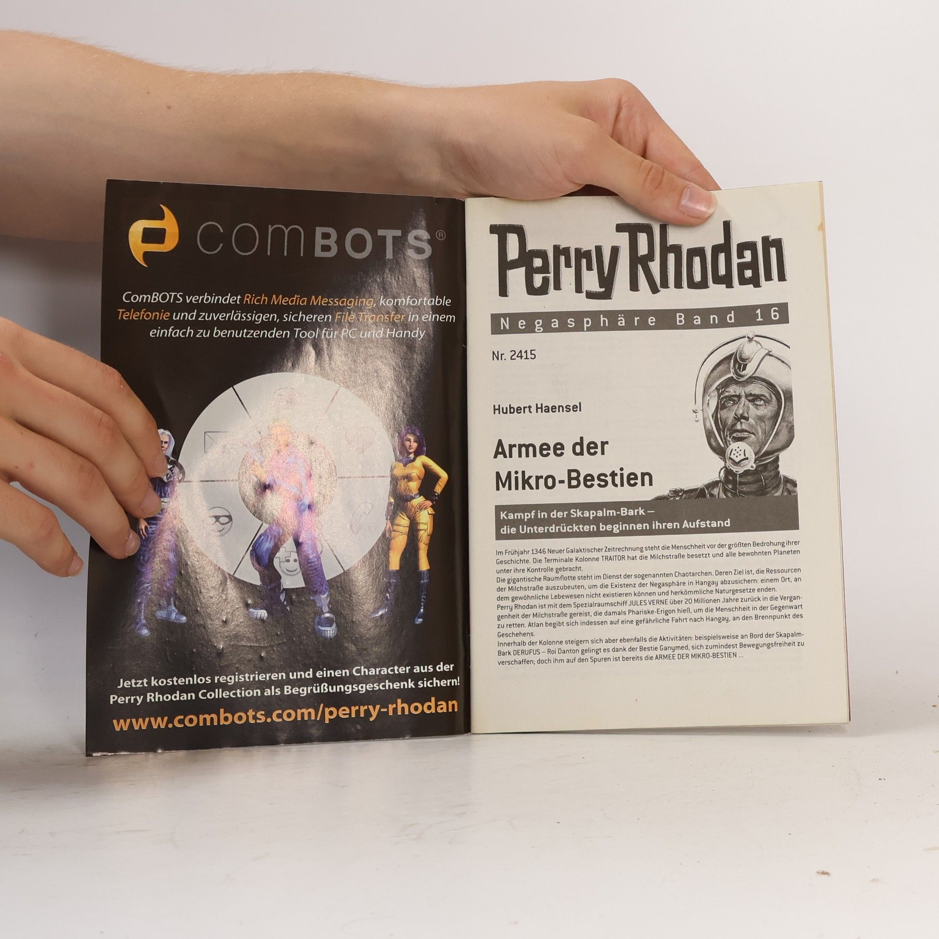 Hubert Haensel Perry Rhodan 2415: Armee der Mikro-Bestien