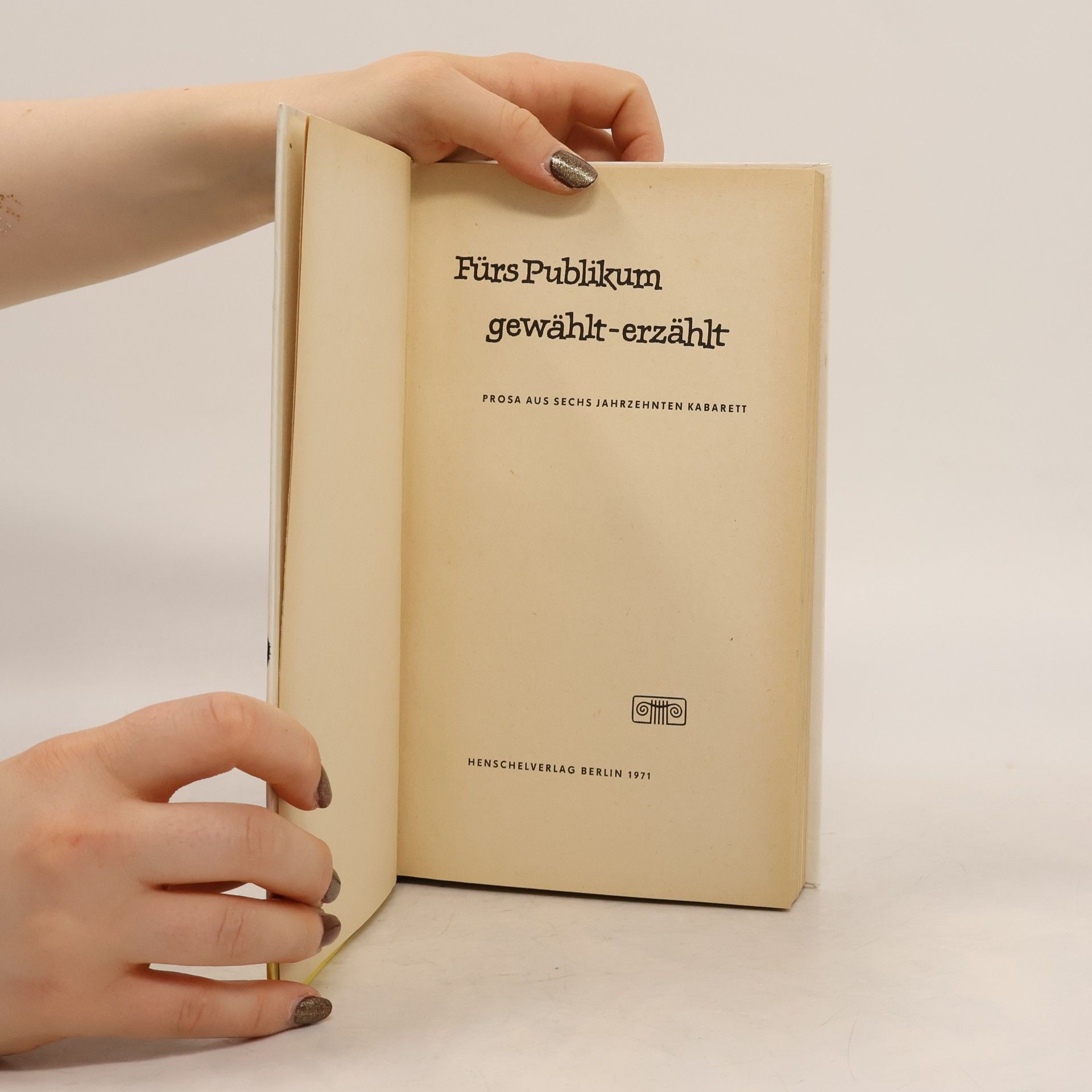 Helga Bemmann Fürs Publikum gewählt-erzählt
