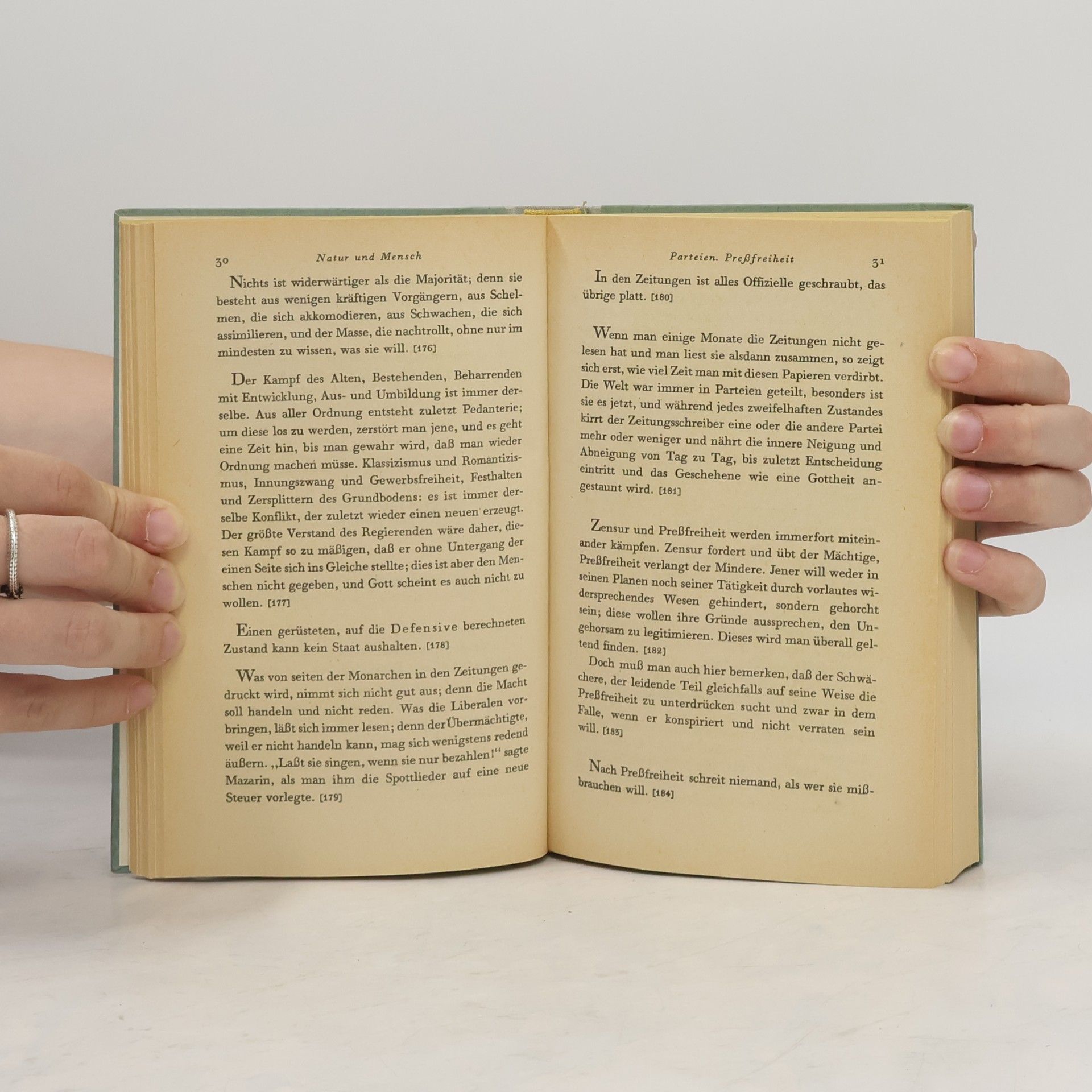 Johann Wolfgang von Goethe Maximen und Reflexionen