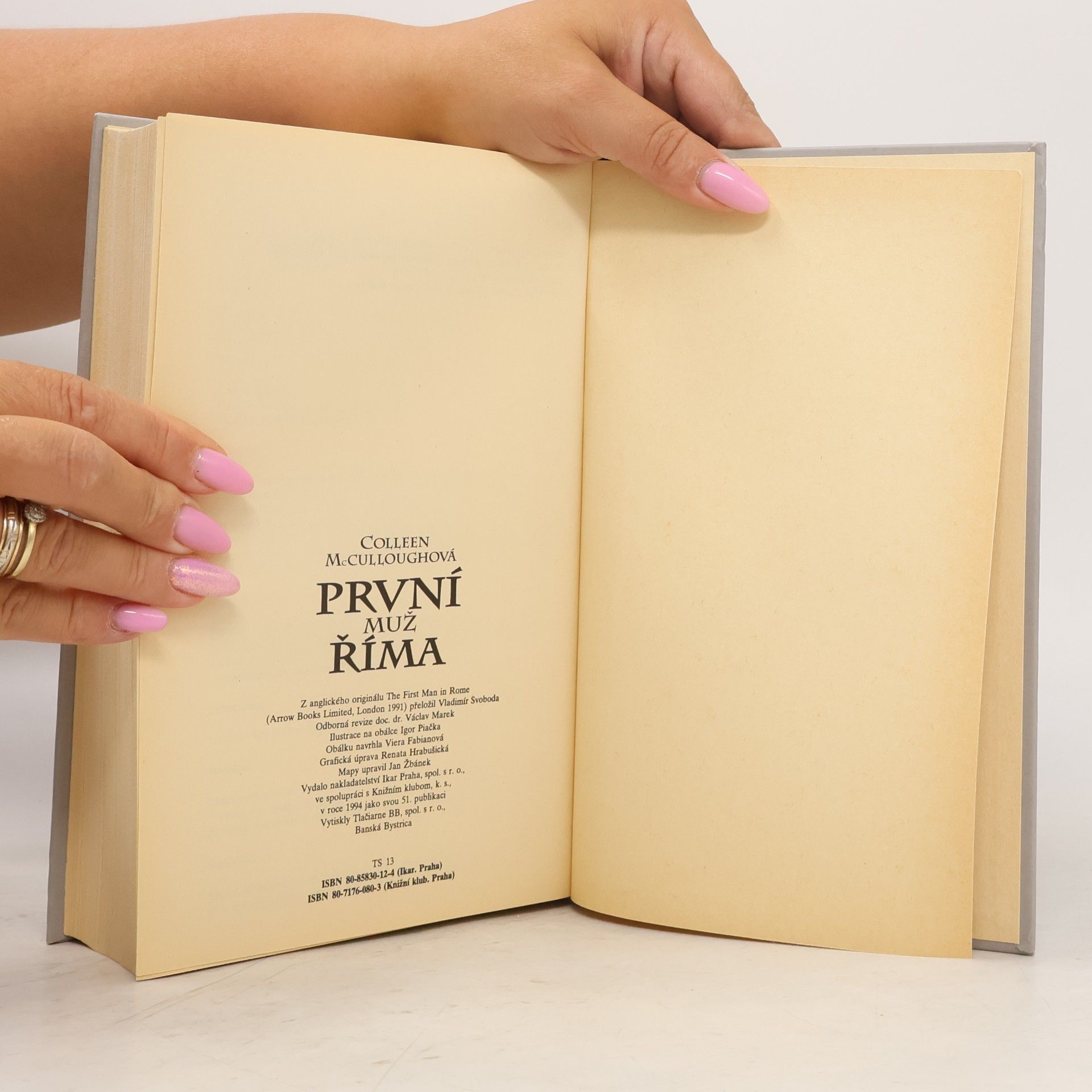 Colleen McCullough První muž Říma