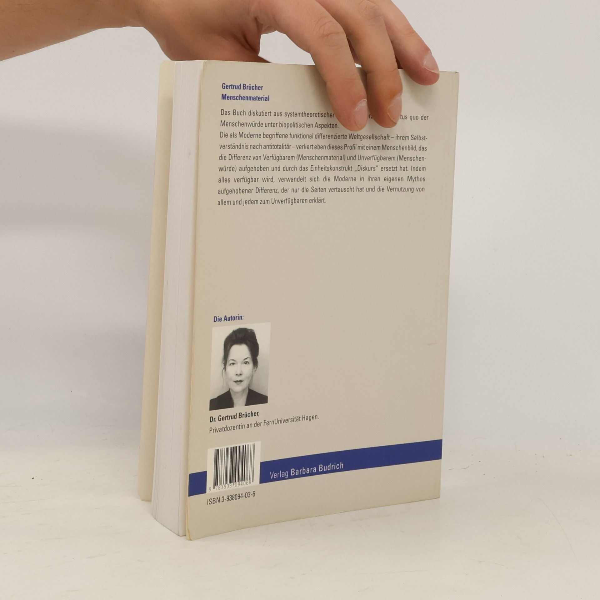 Gertrud Brücher Menschenmaterial