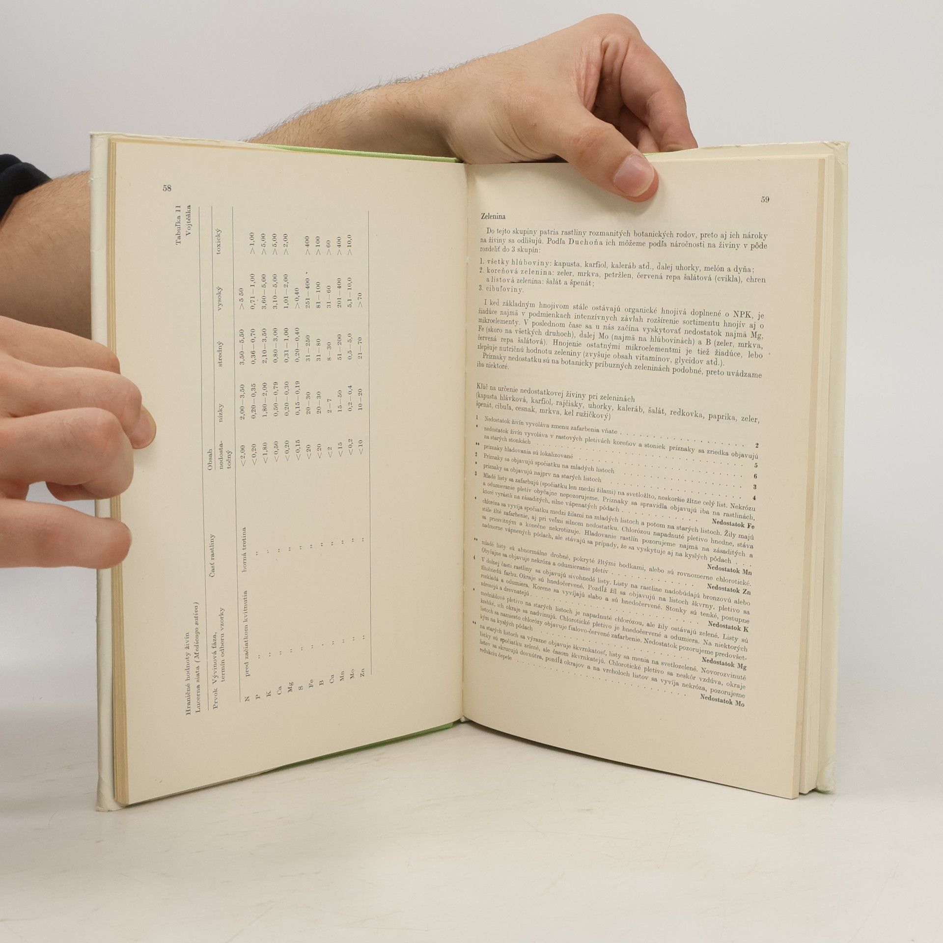 Autores varios Kľúč na určovanie porúch vo výžive rastlín