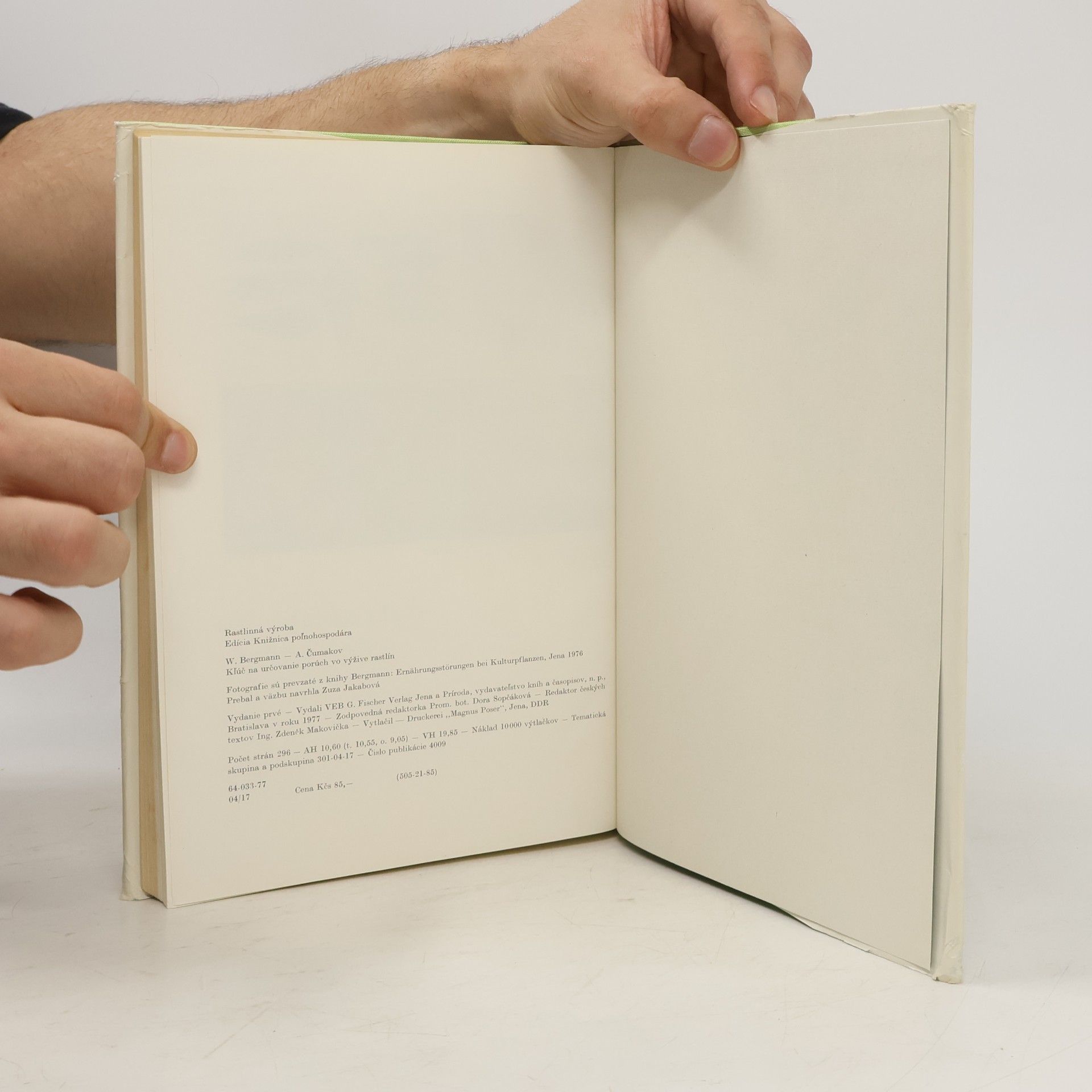 Autores varios Kľúč na určovanie porúch vo výžive rastlín