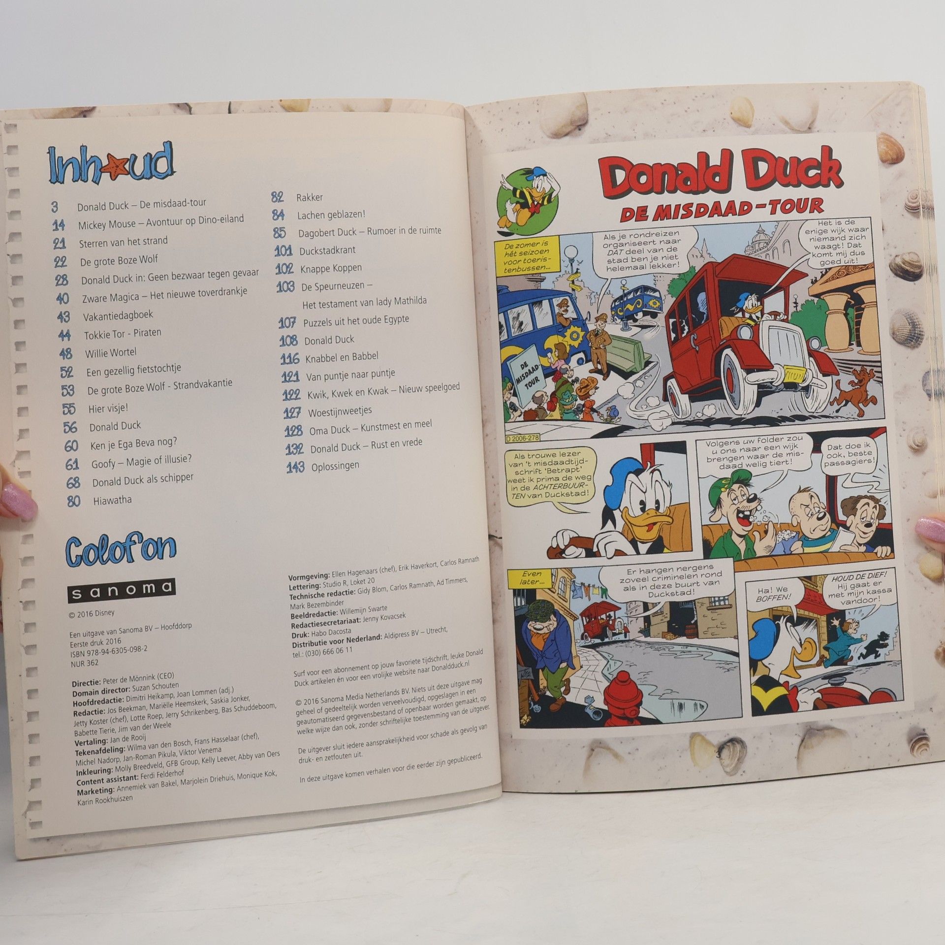 Donald Duck vakantieboek 2016