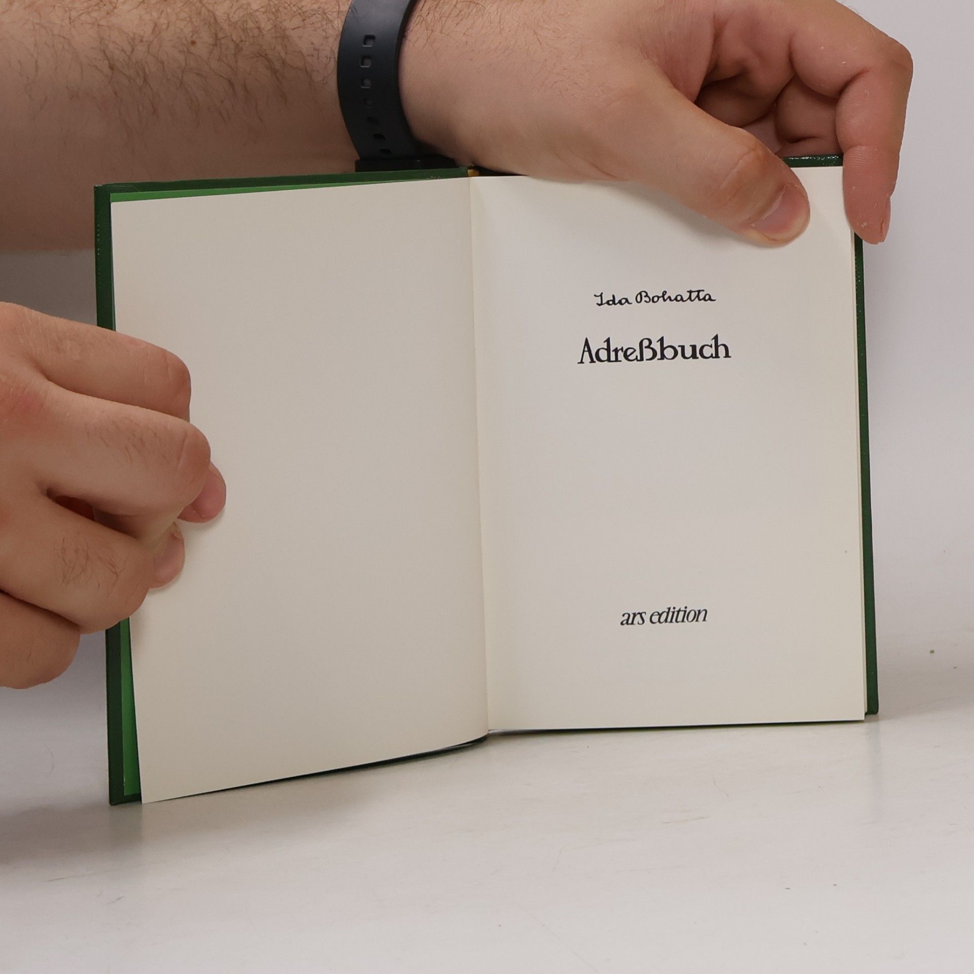 Ida Bohatta Merkbücher: Adressbuch