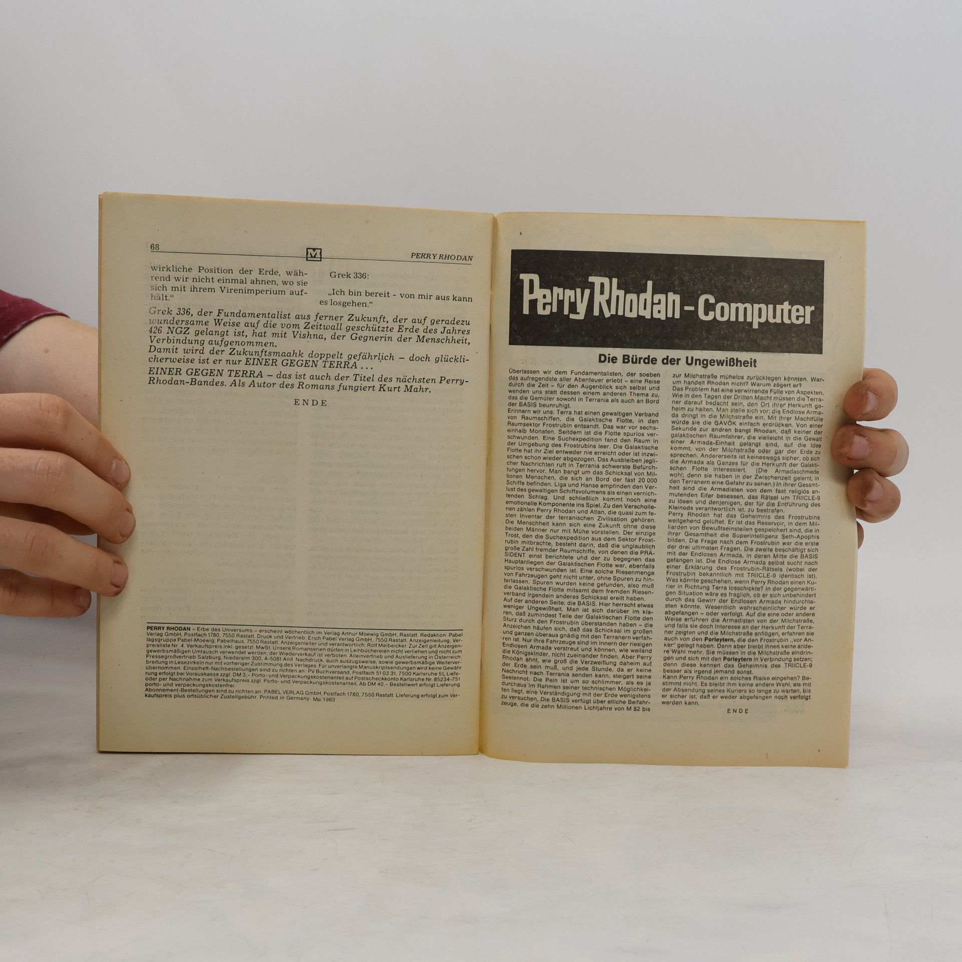William Voltz Perry Rhodan 1136: Die letzten Maahks