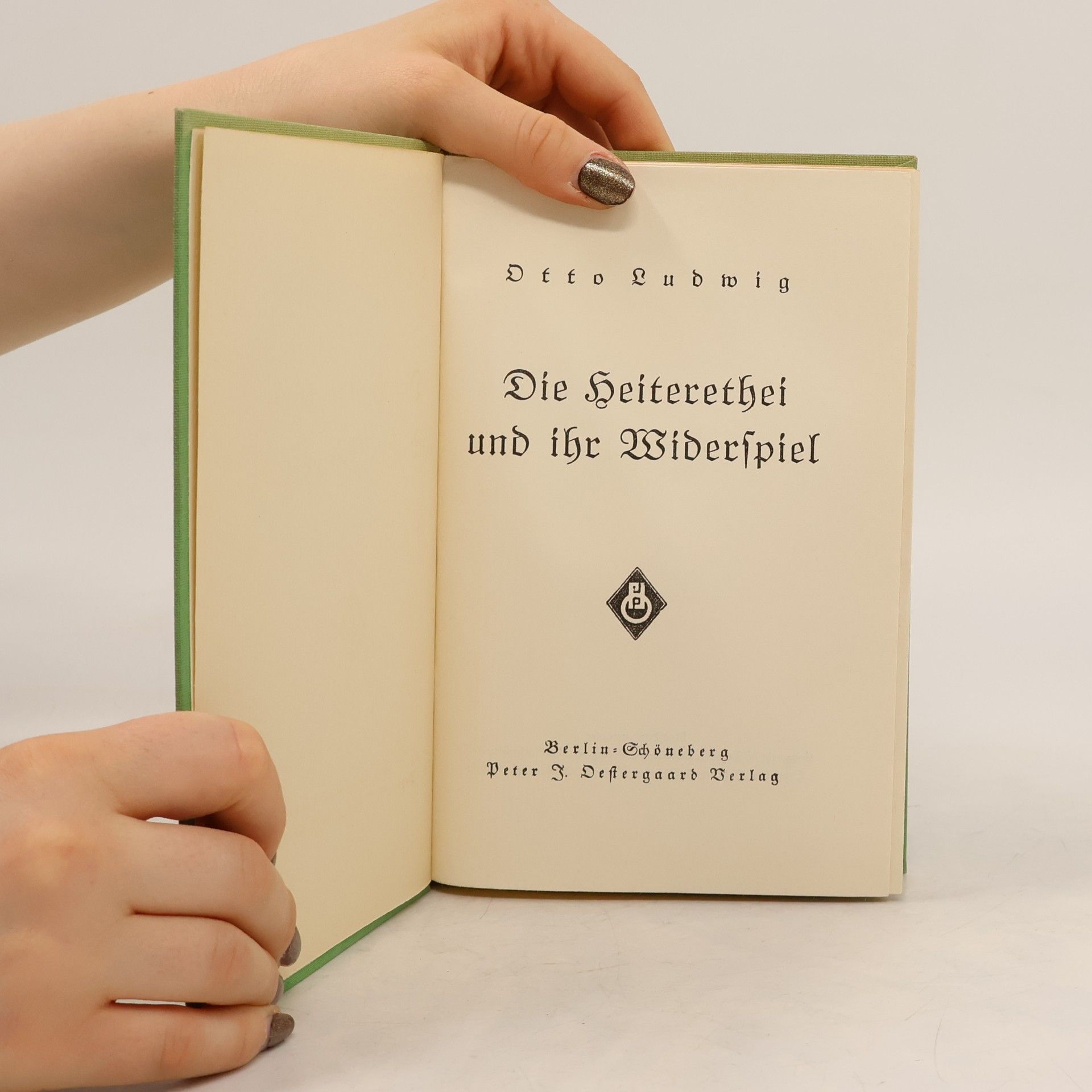 Otto Ludwig Die Heiterethei und ihr Widerspiel
