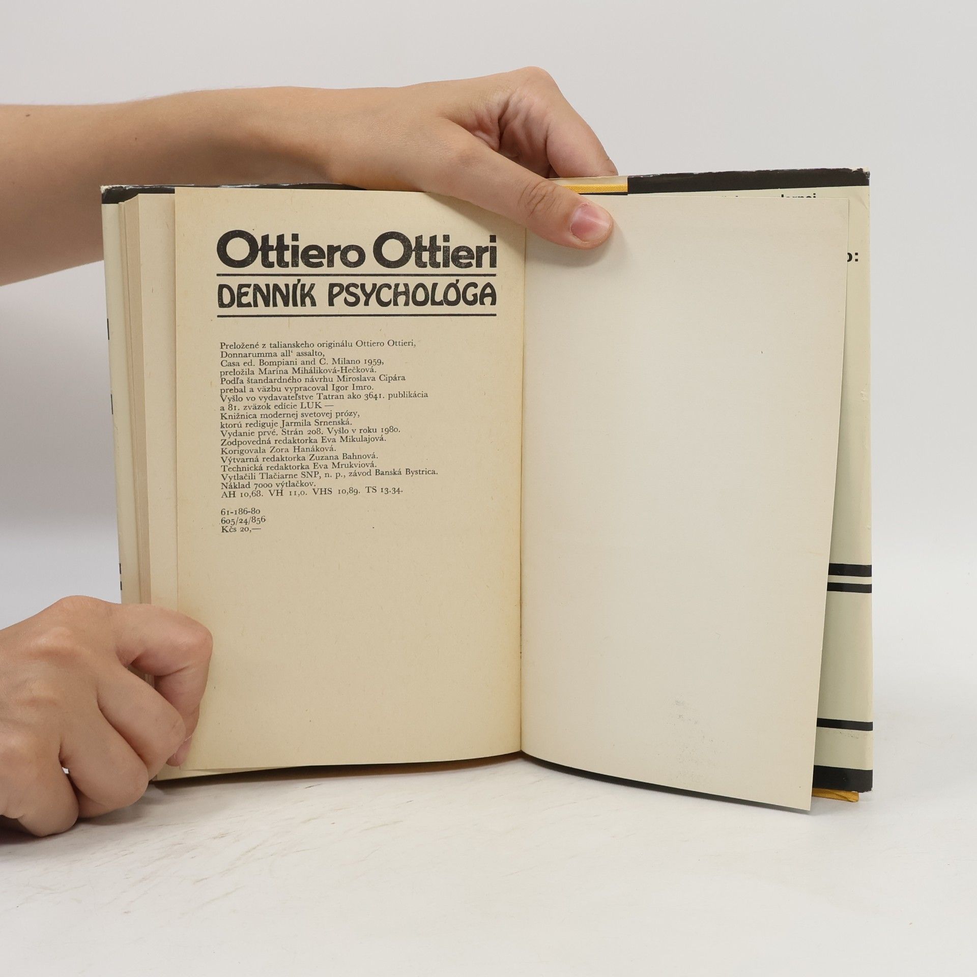 Ottiero Ottieri Denník psychológa