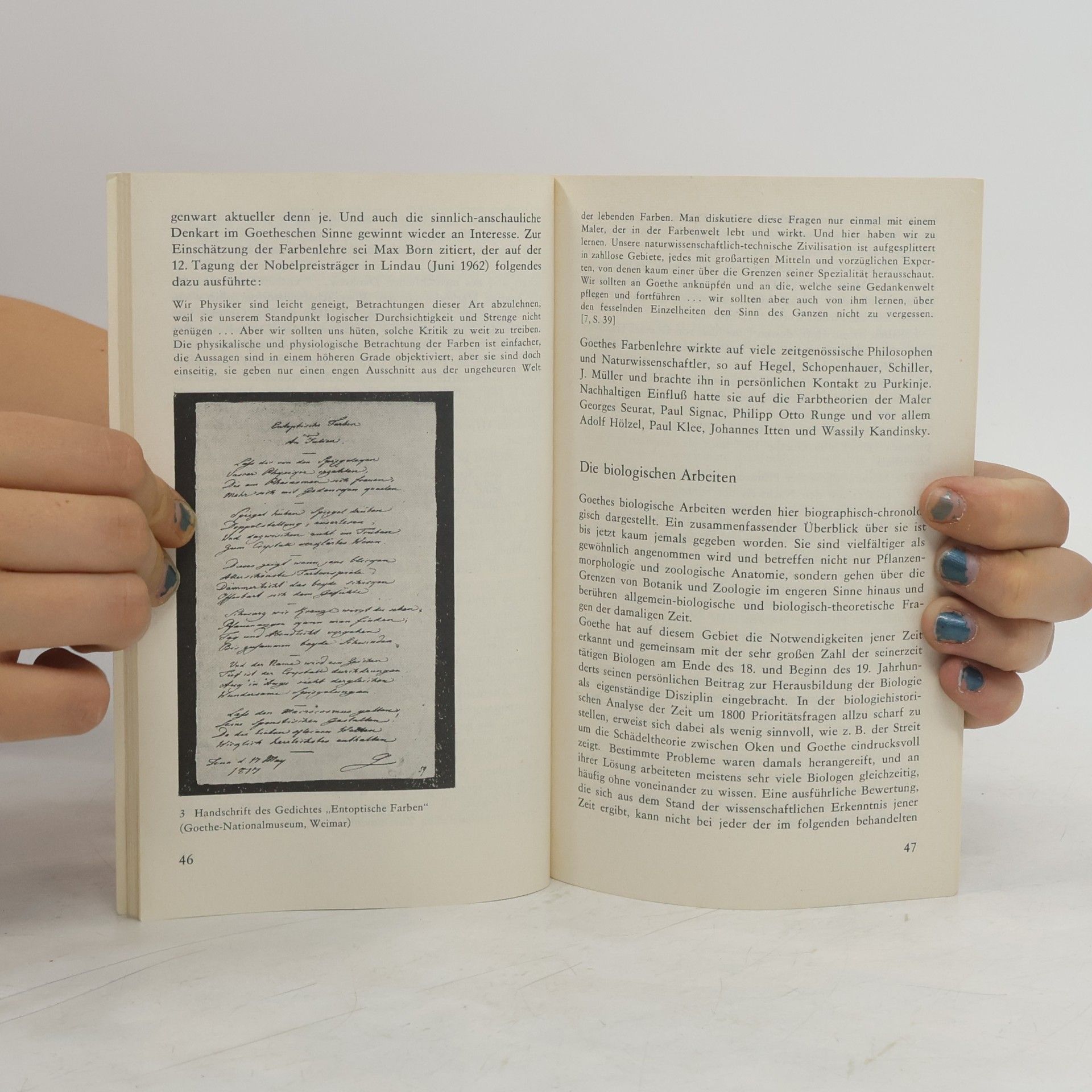 Wolfram Voigt Biographien hervorragender Naturwissenschaftler, Techniker und Mediziner - 38: Johann Wolfgang von Goethe als Naturwissenschaftler