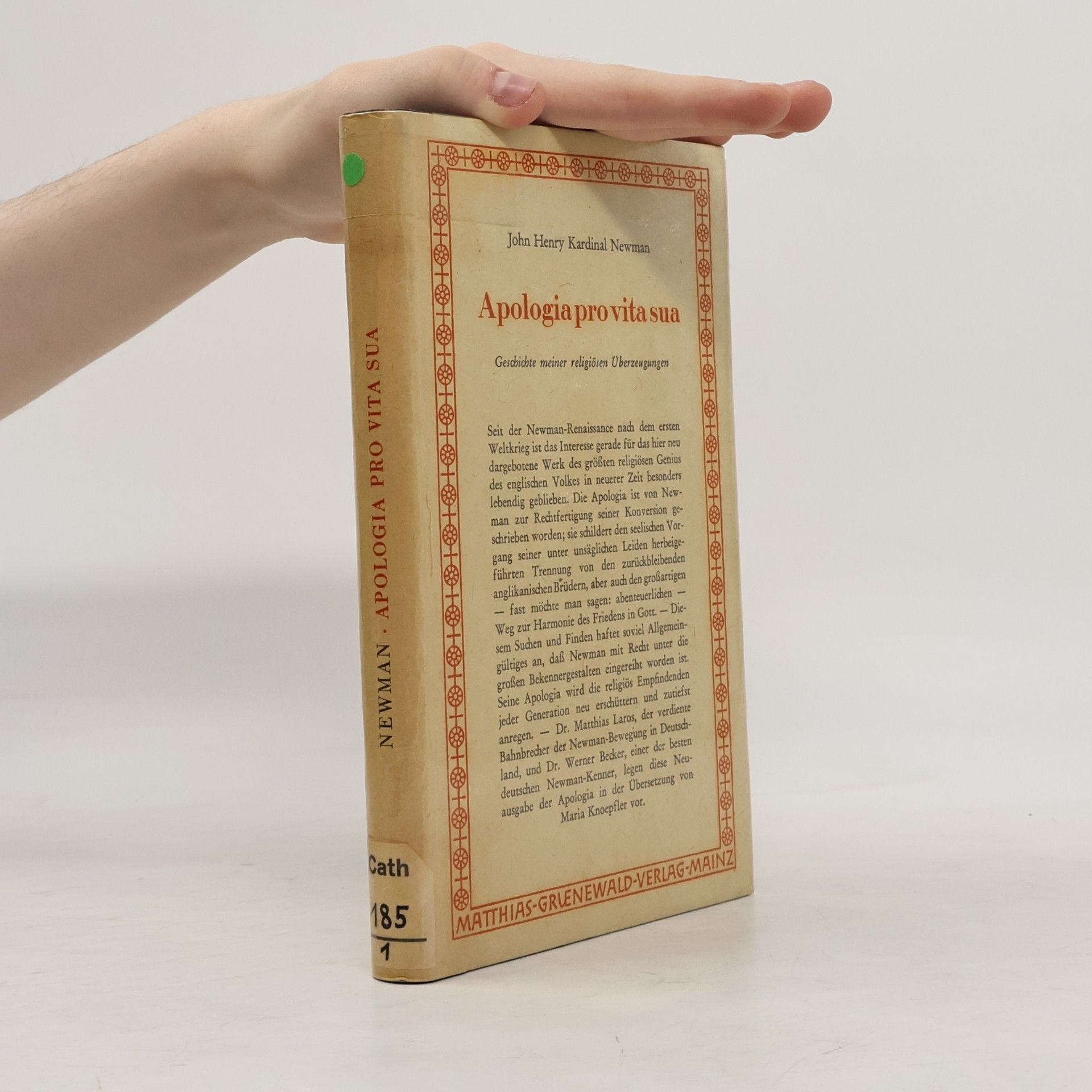 John Henry Newman Apologia pro vita sua
