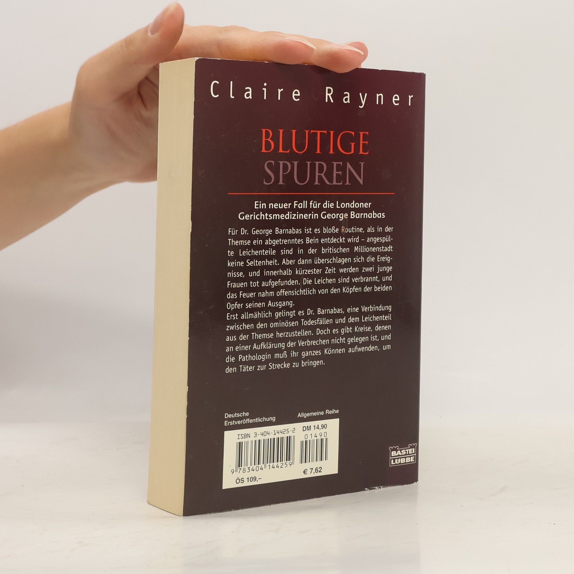 Claire Rayner Blutige Spuren
