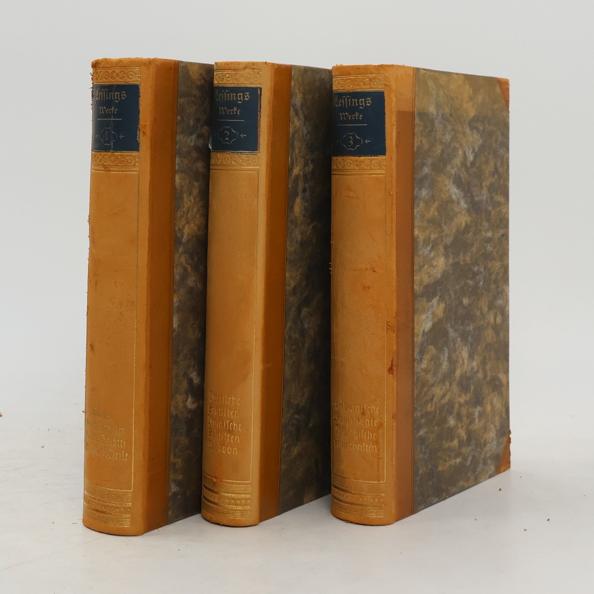 Gotthold Ephraim Lessing Lessings Werke 1-3