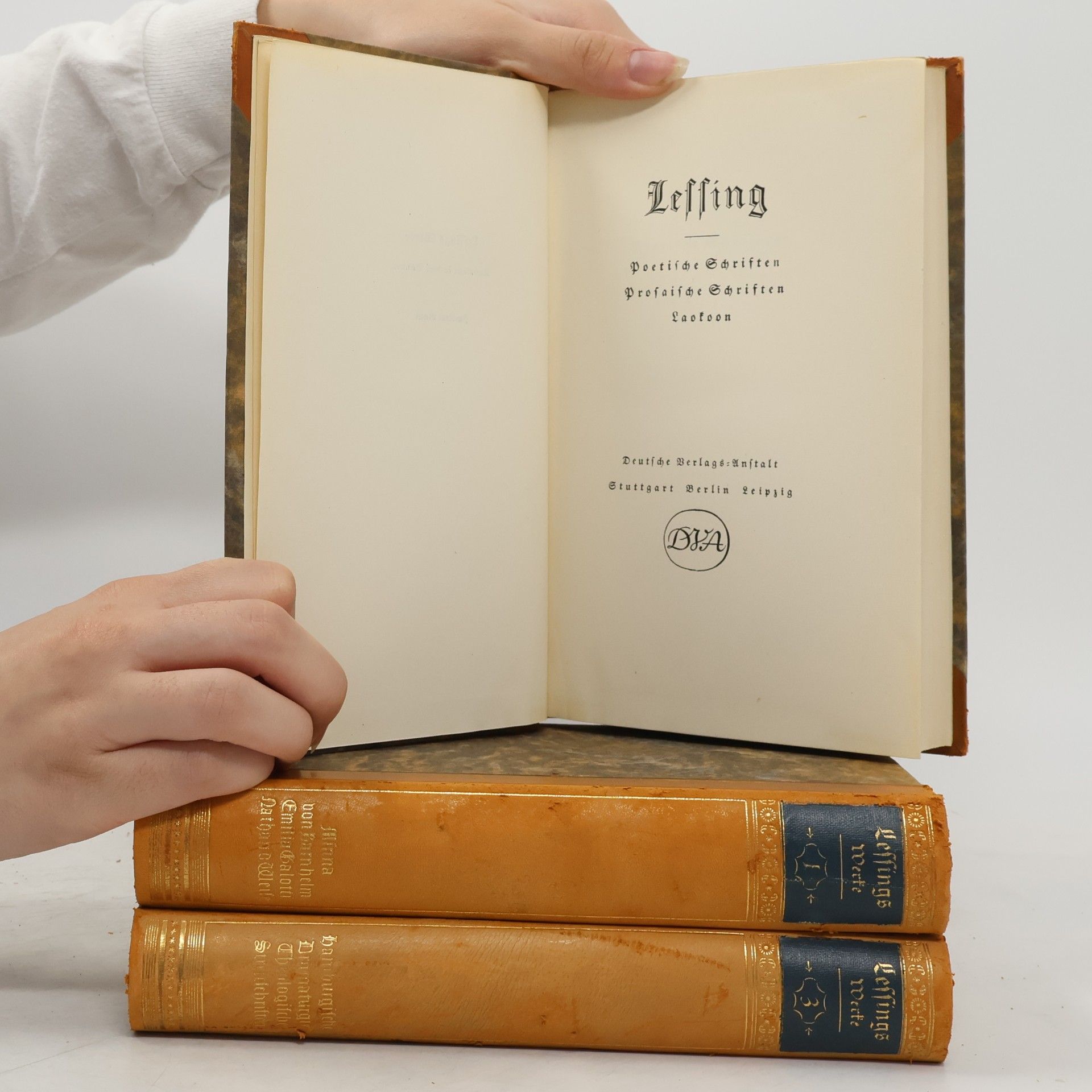 Gotthold Ephraim Lessing Lessings Werke 1-3