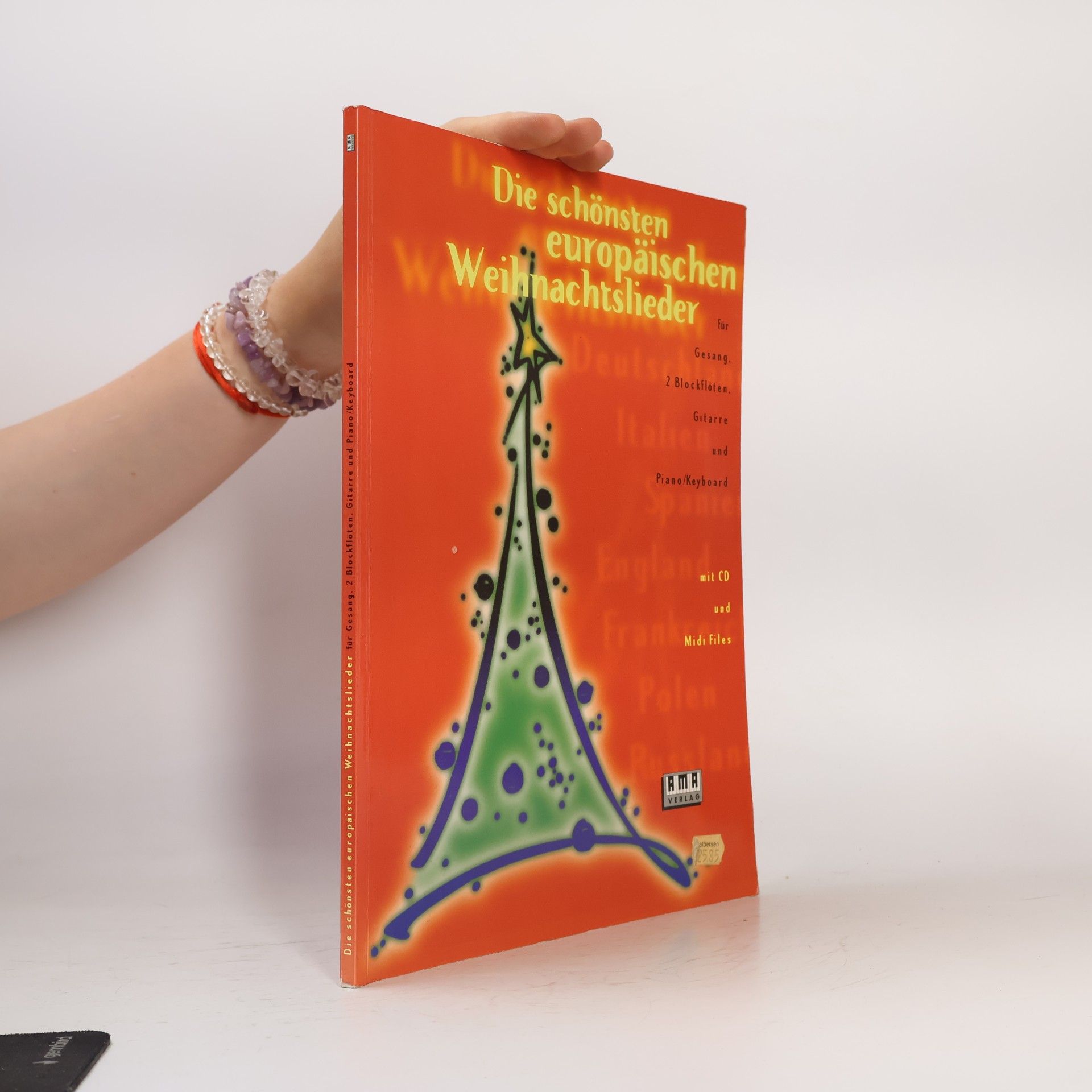 Brigitte Windolph Die schönsten europäischen Weihnachtslieder. Mit CD.