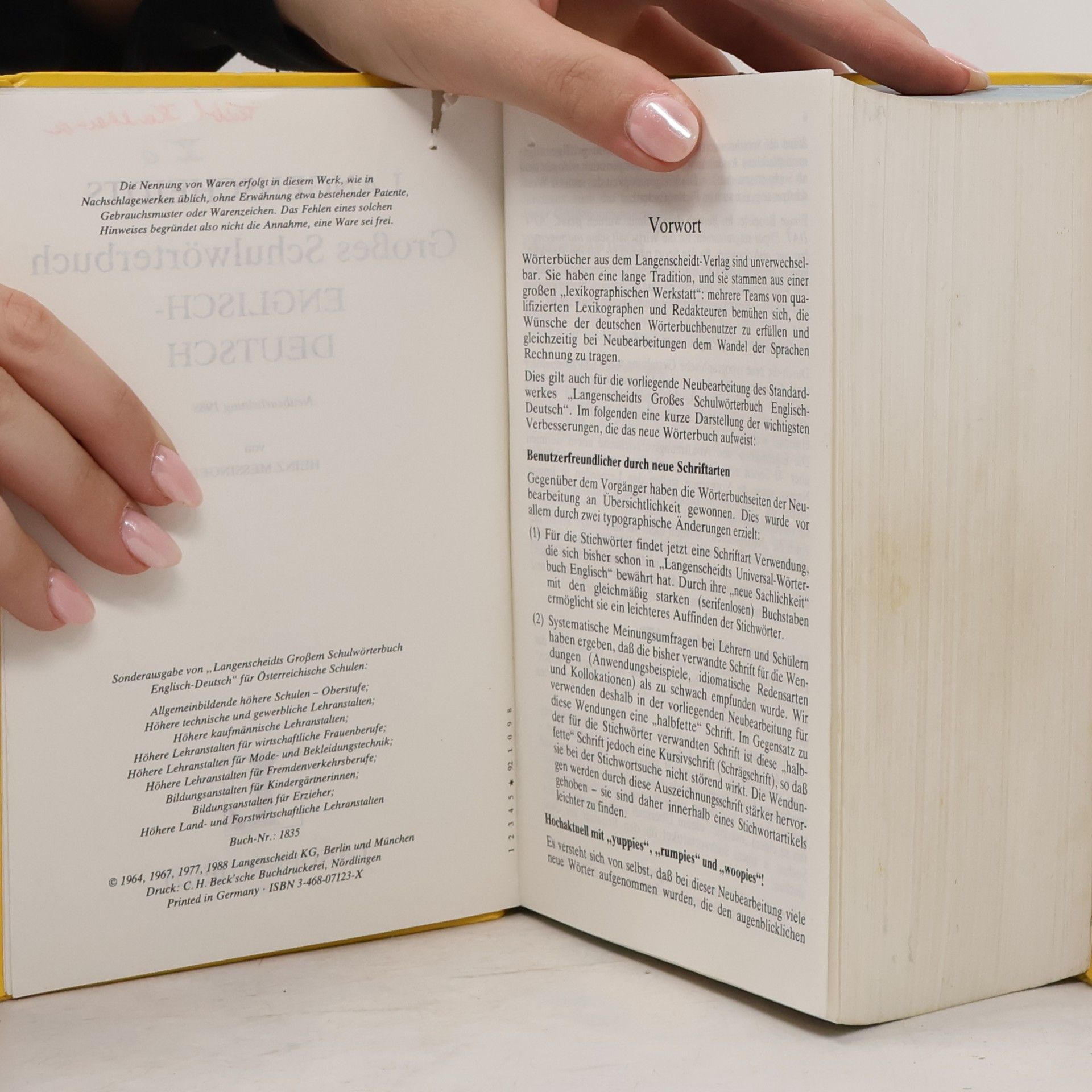 Heinz Messinger Langenscheidts großes Schulwörterbuch Englisch-Deutsch