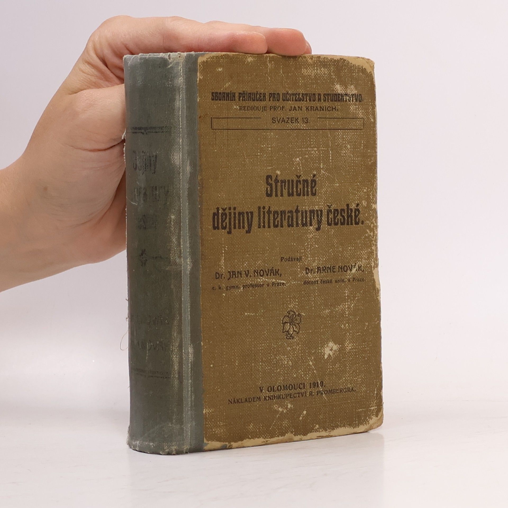 Arne Novák Stručné dějiny literatury české