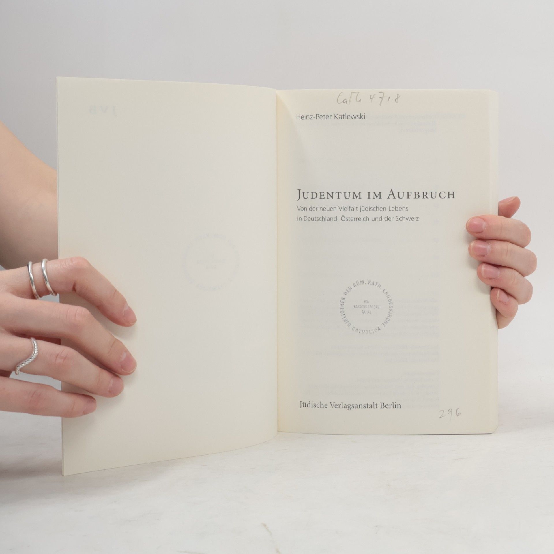 Heinz-Peter Katlewski Judentum im Aufbruch