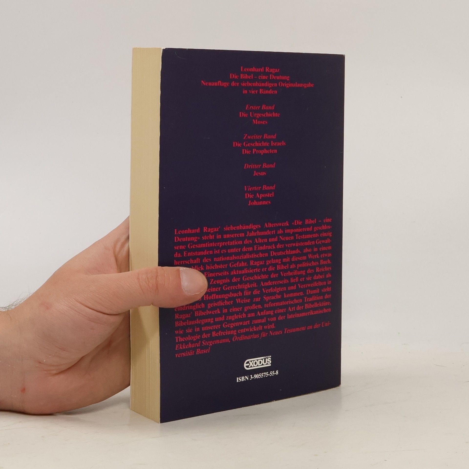 Leonhard Ragaz Die Bibel eine Deutung
