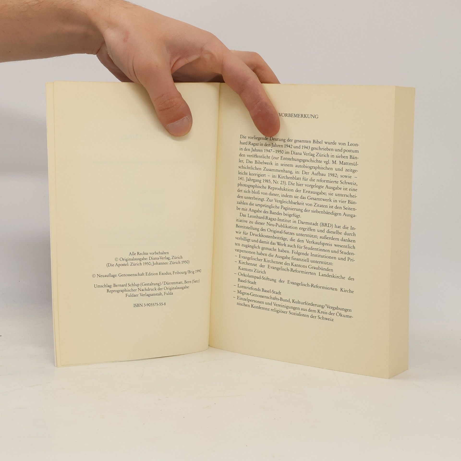 Leonhard Ragaz Die Bibel eine Deutung