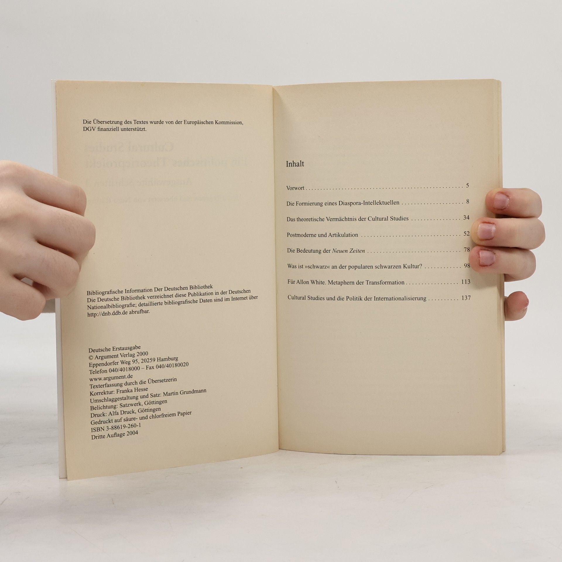 Stuart Hall Ausgewählte Schriften - 3: Cultural Studies