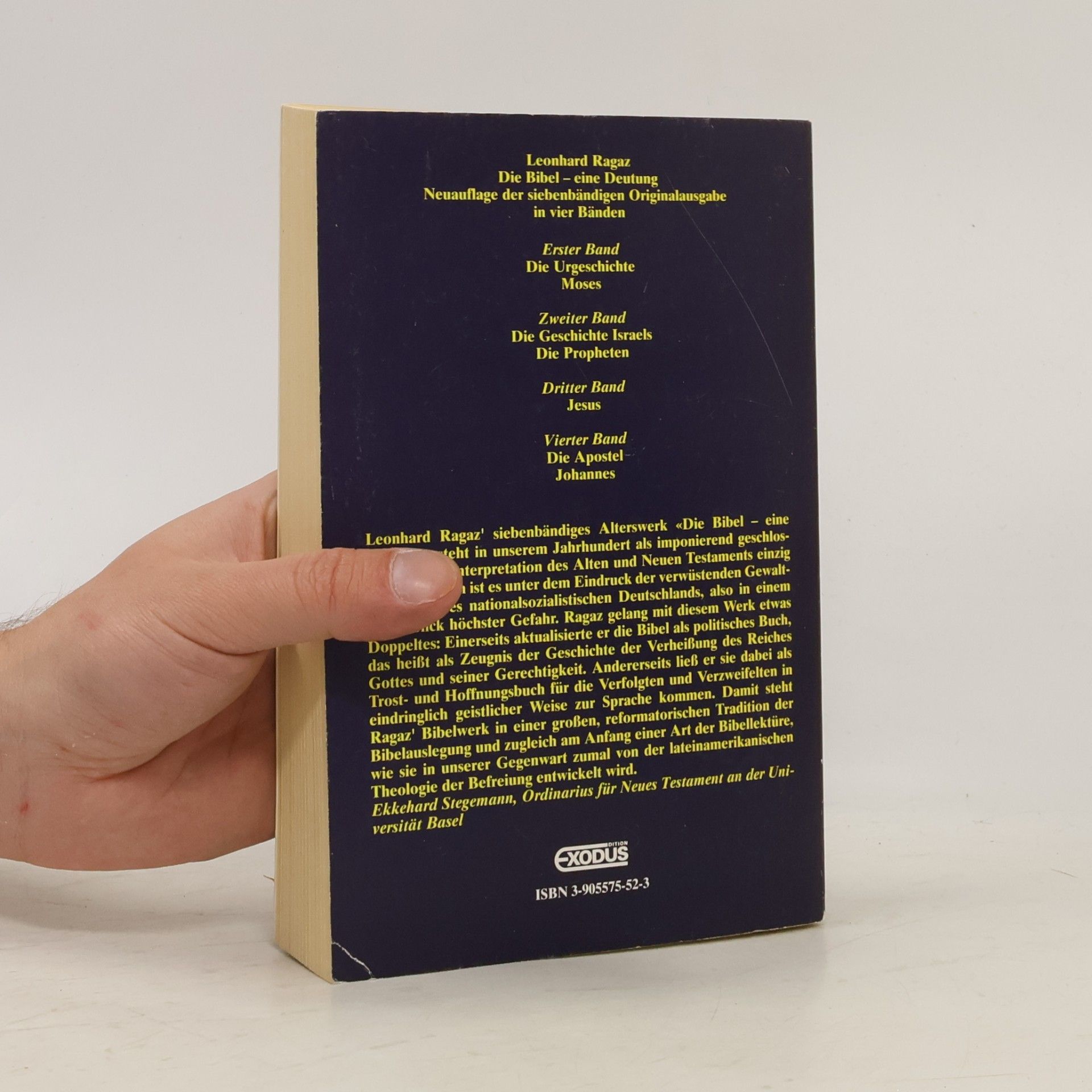 Leonhard Ragaz Die Bibel - eine Deutung