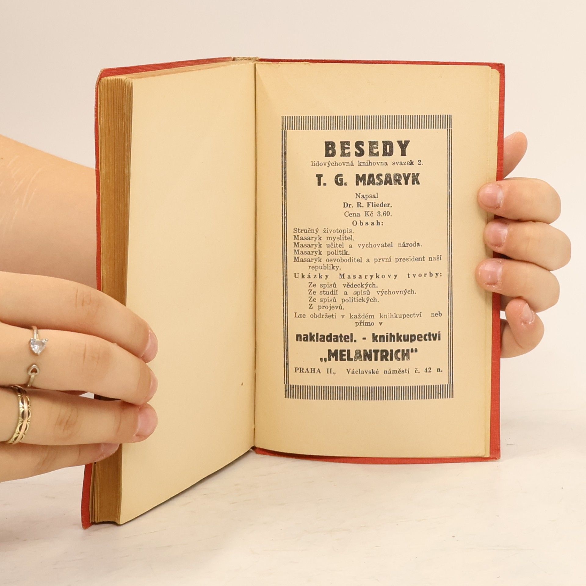 R. Flieder Besedy 2. T. G. Masaryk