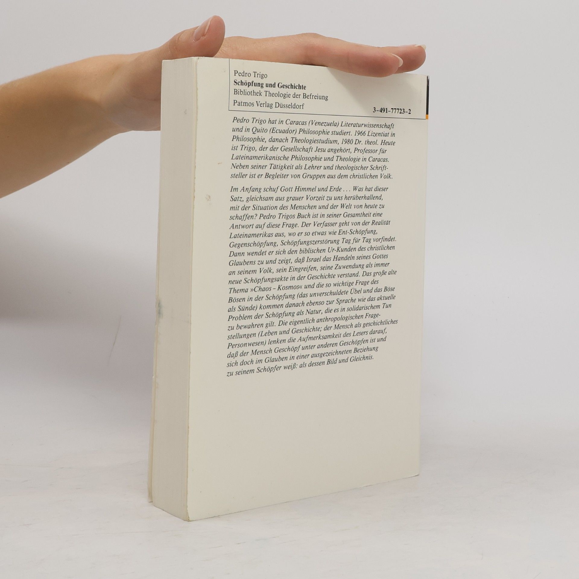 Pedro Trigo BThB Bibliothek Theologie der Befreiung: Schöpfung und Geschichte