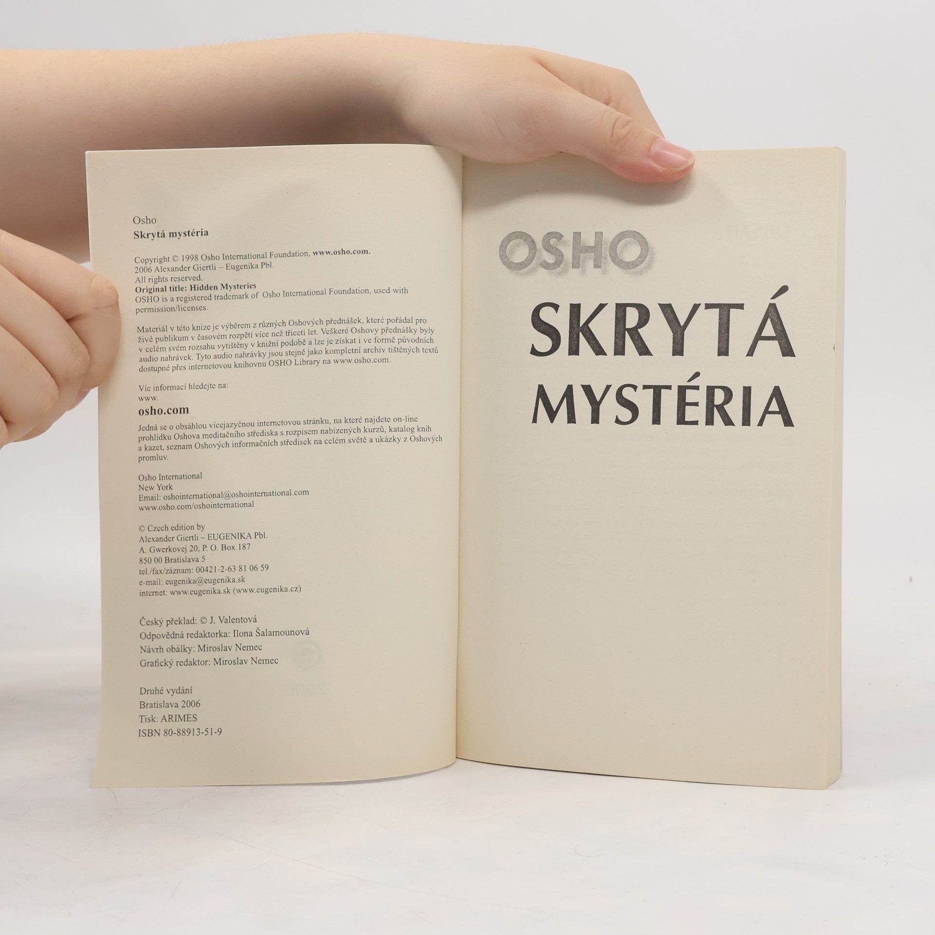 Osho Skrytá mystéria