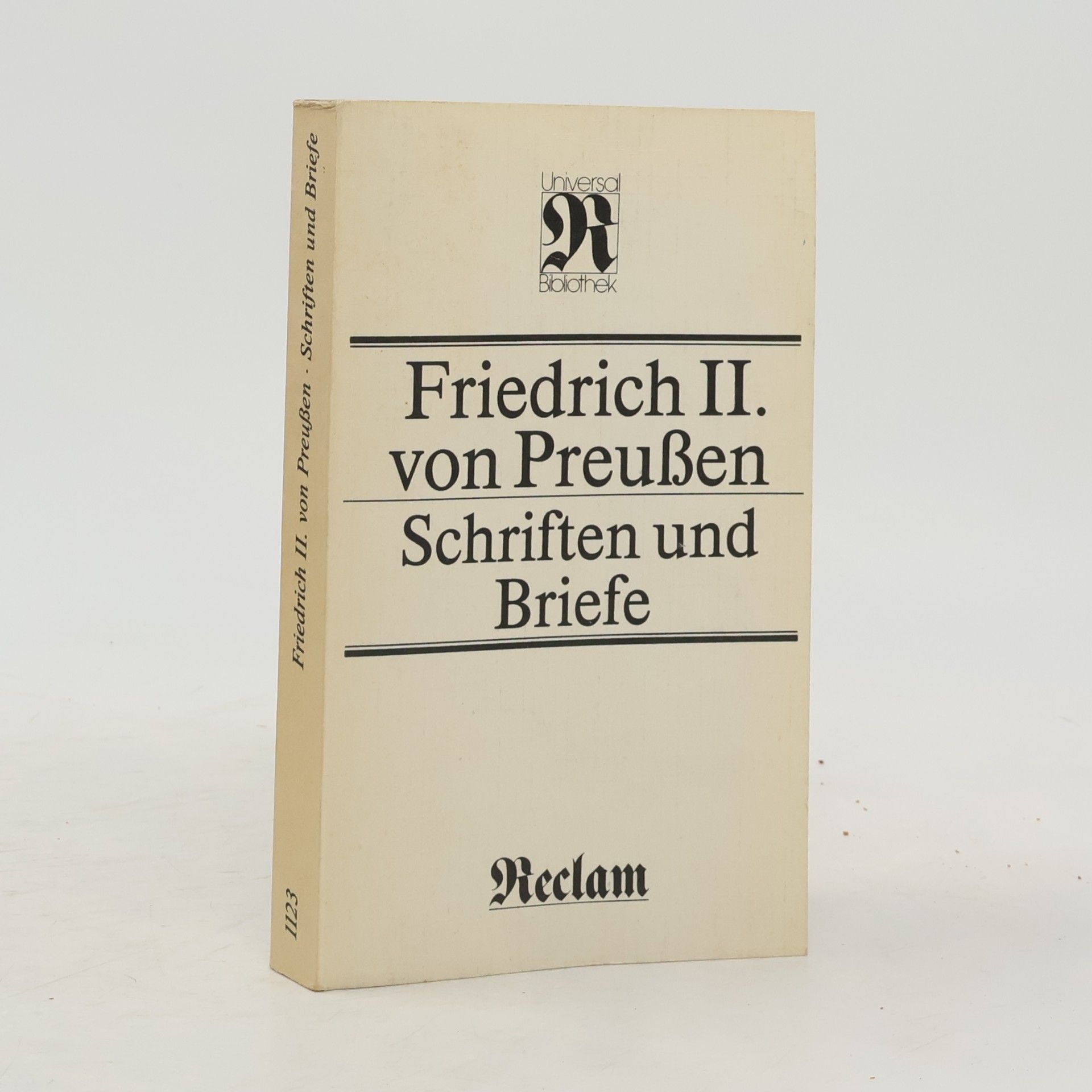 Fridrich II. Pruský Friedrich II. von Preußen. Schriften und Briefe