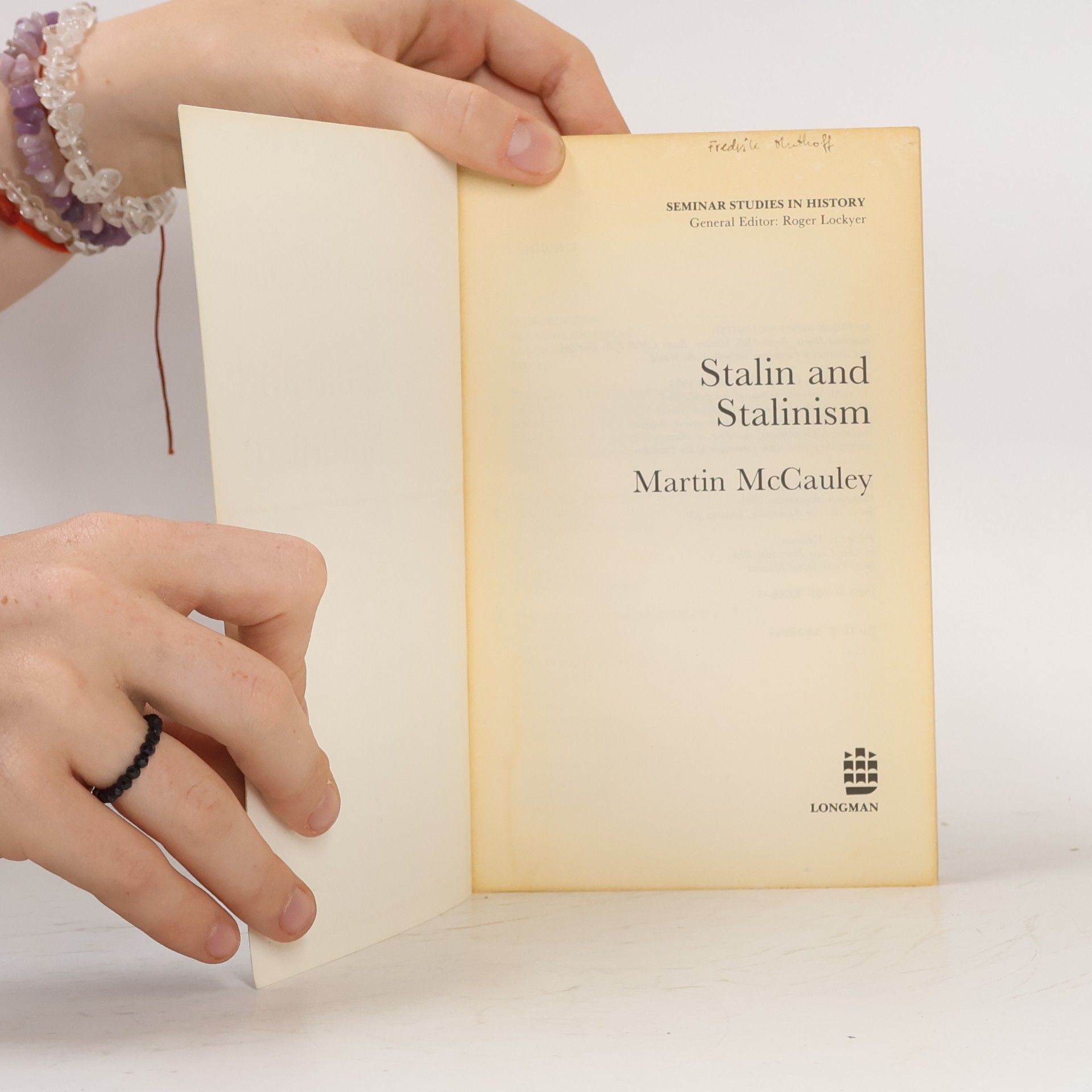 Martin McCauley Seminar Studies in History: Stalin and Stalinism