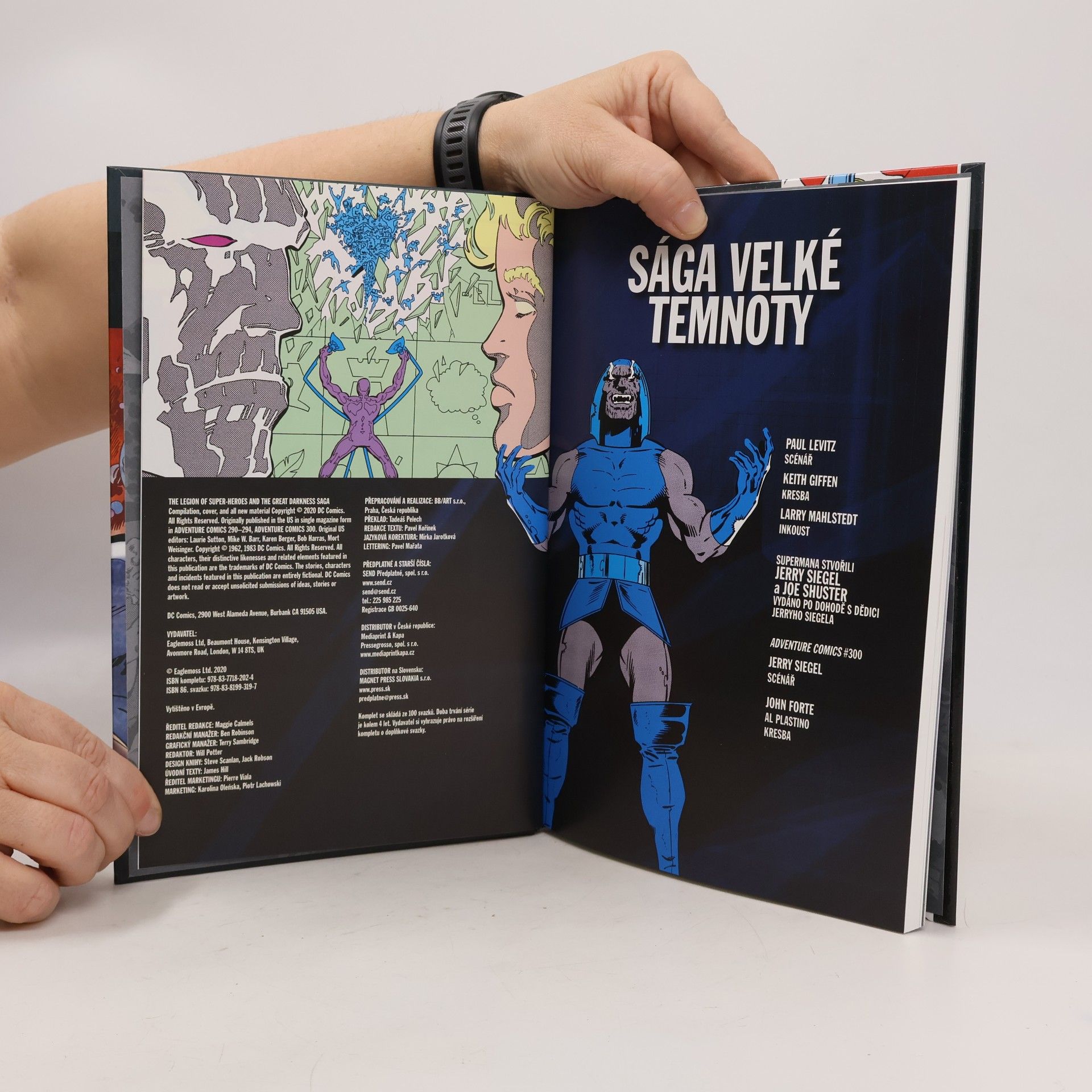 Jerry Siegel Legie Superhrdinů: Sága velké temnoty