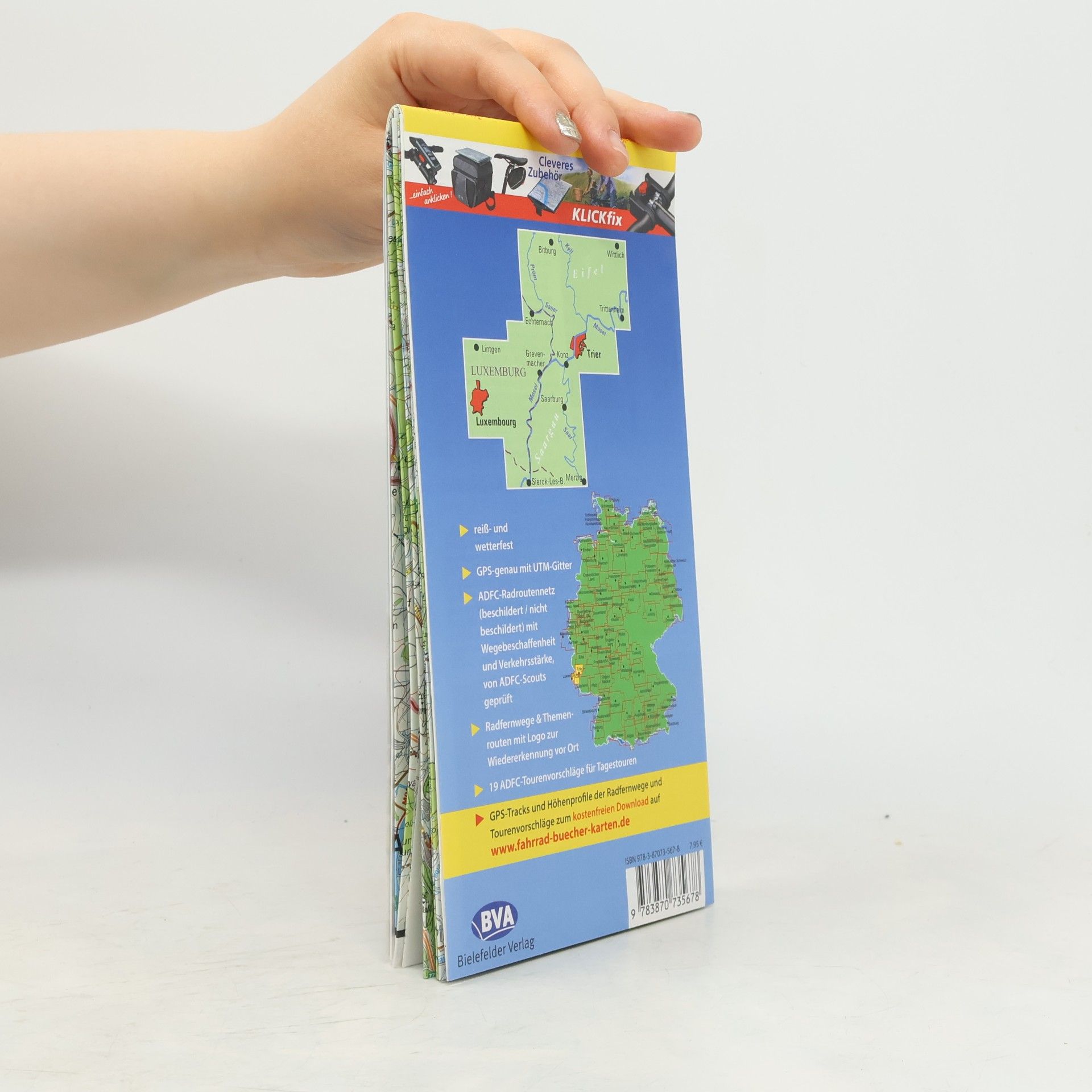 Autorenkollektiv ADFC Regionalkarte Trier und Umgebung