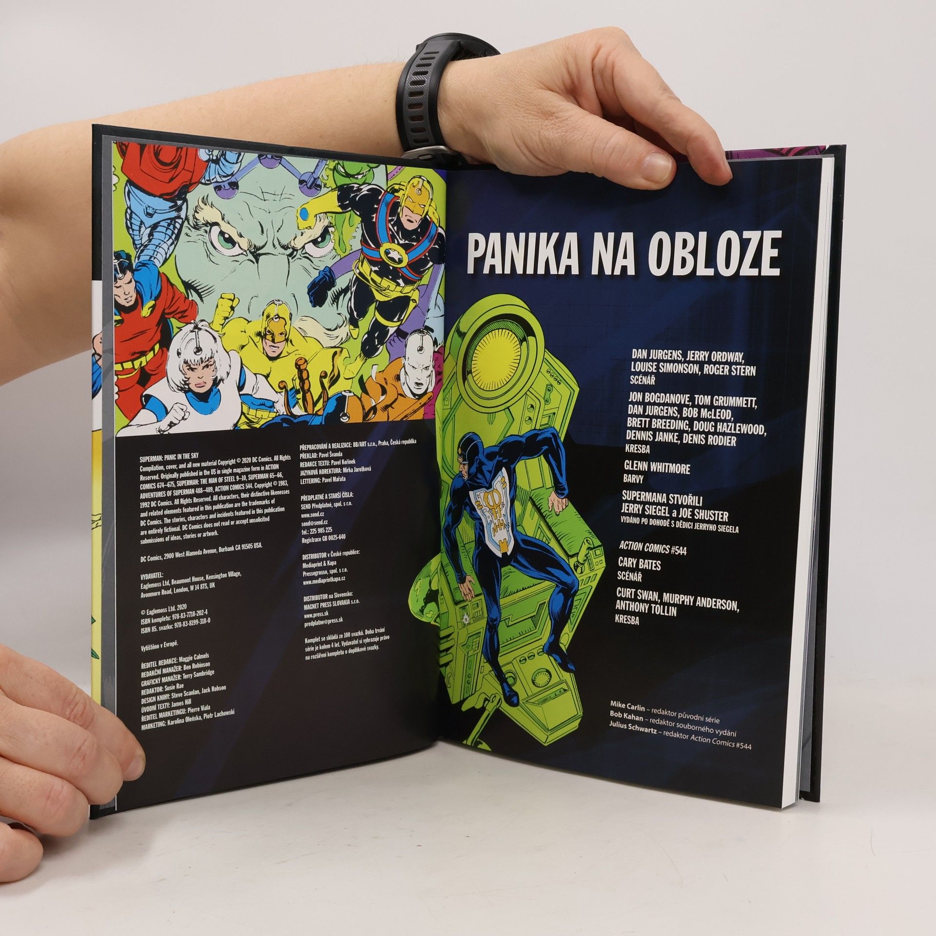 Dan Jurgens Superman: Panika na obloze