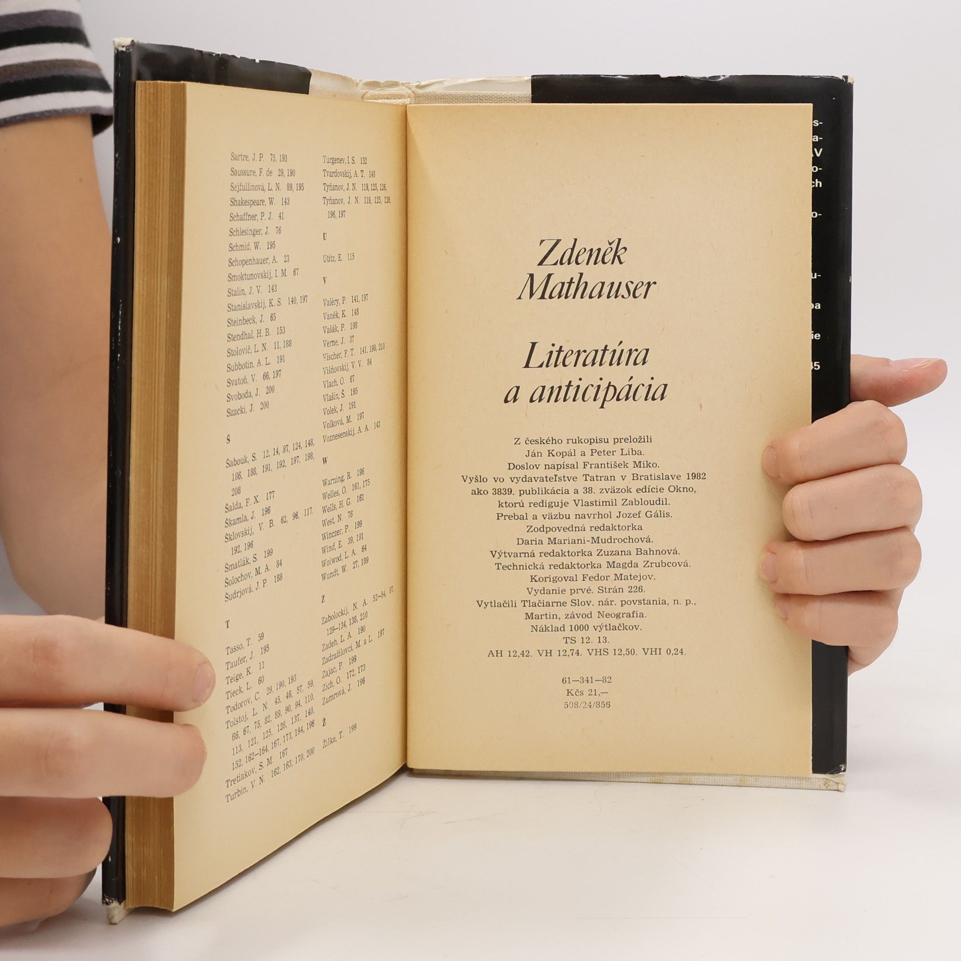 Zdeněk Mathauser Literatúra a anticipácia