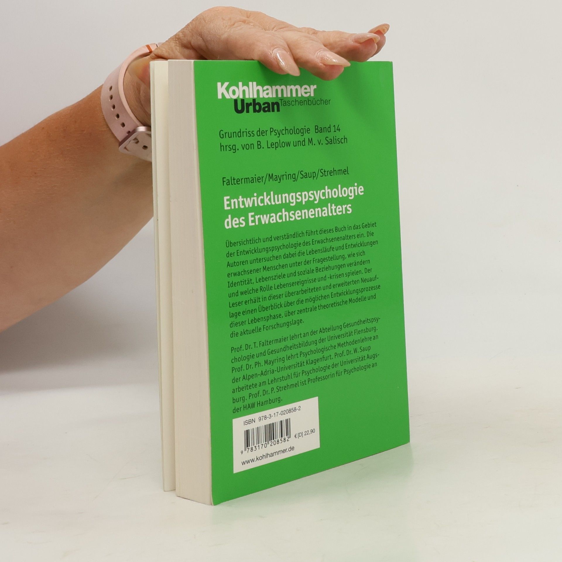 Toni Faltermaier Grundriss der Psychologie - 14: Entwicklungspsychologie des Erwachsenenalters